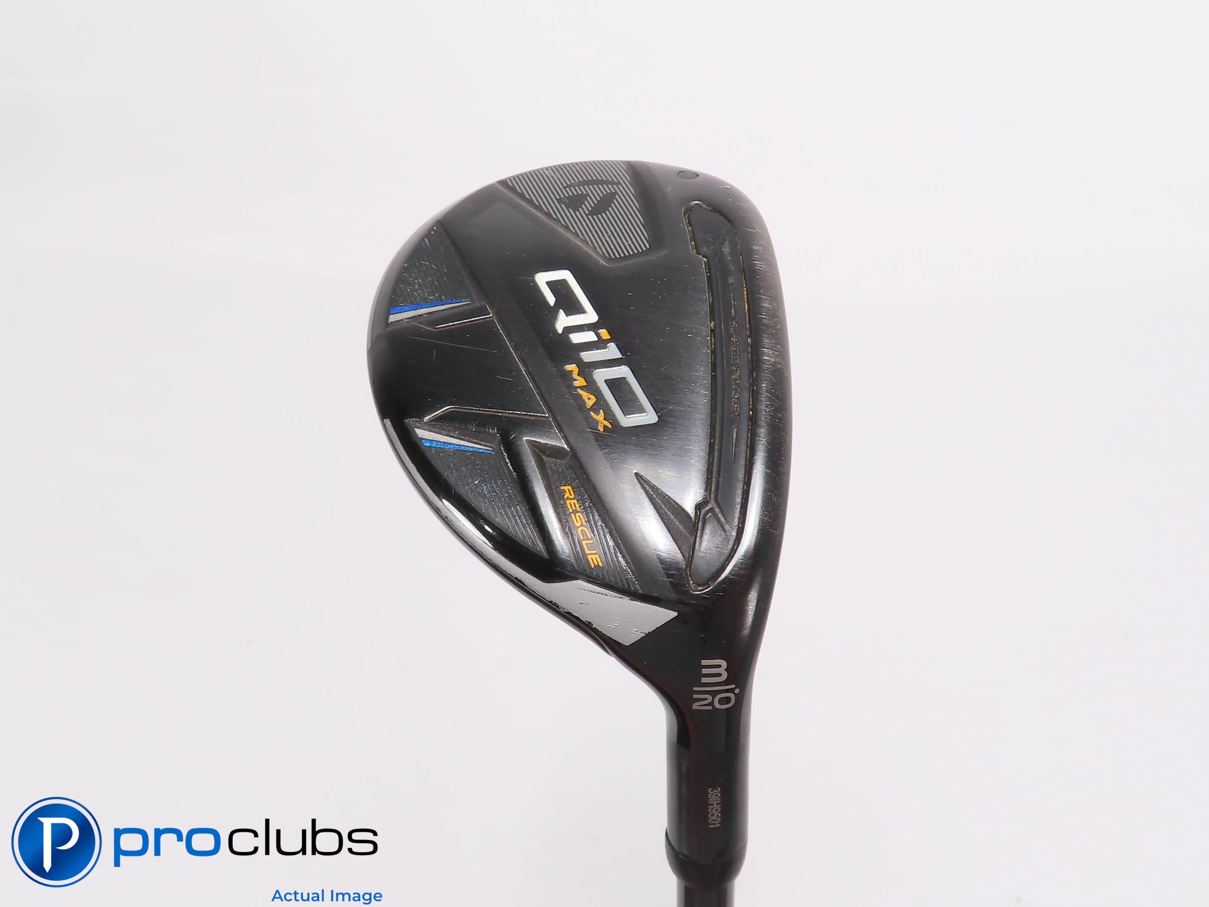 TaylorMade Qi10 MAX Rescue 20* 3 Hybrid - Even Flow Riptide 80g X-Flex #464157