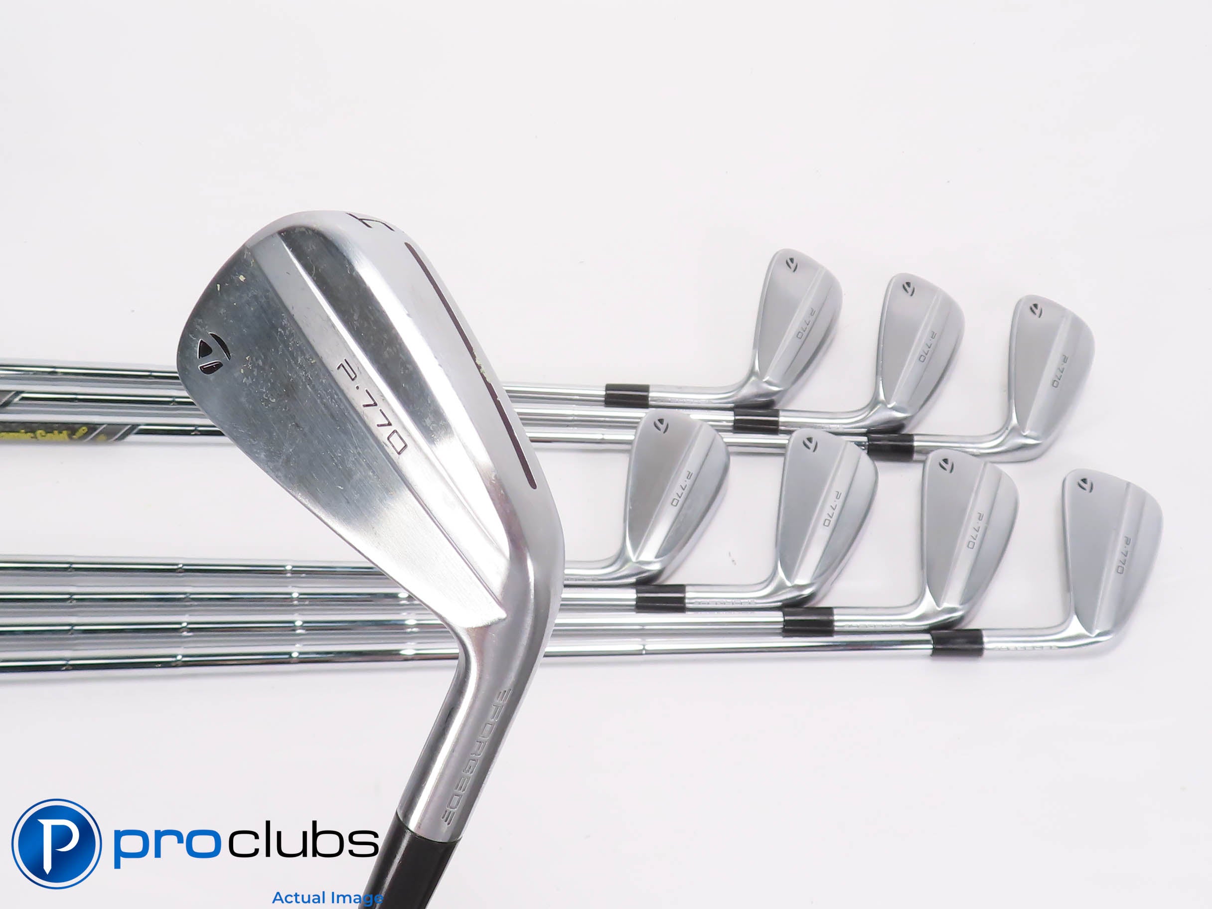 Nice TaylorMade '24 P-770 4-PW,AW IRON SET - DG MID 115 X100 X-Flex Steel 464933