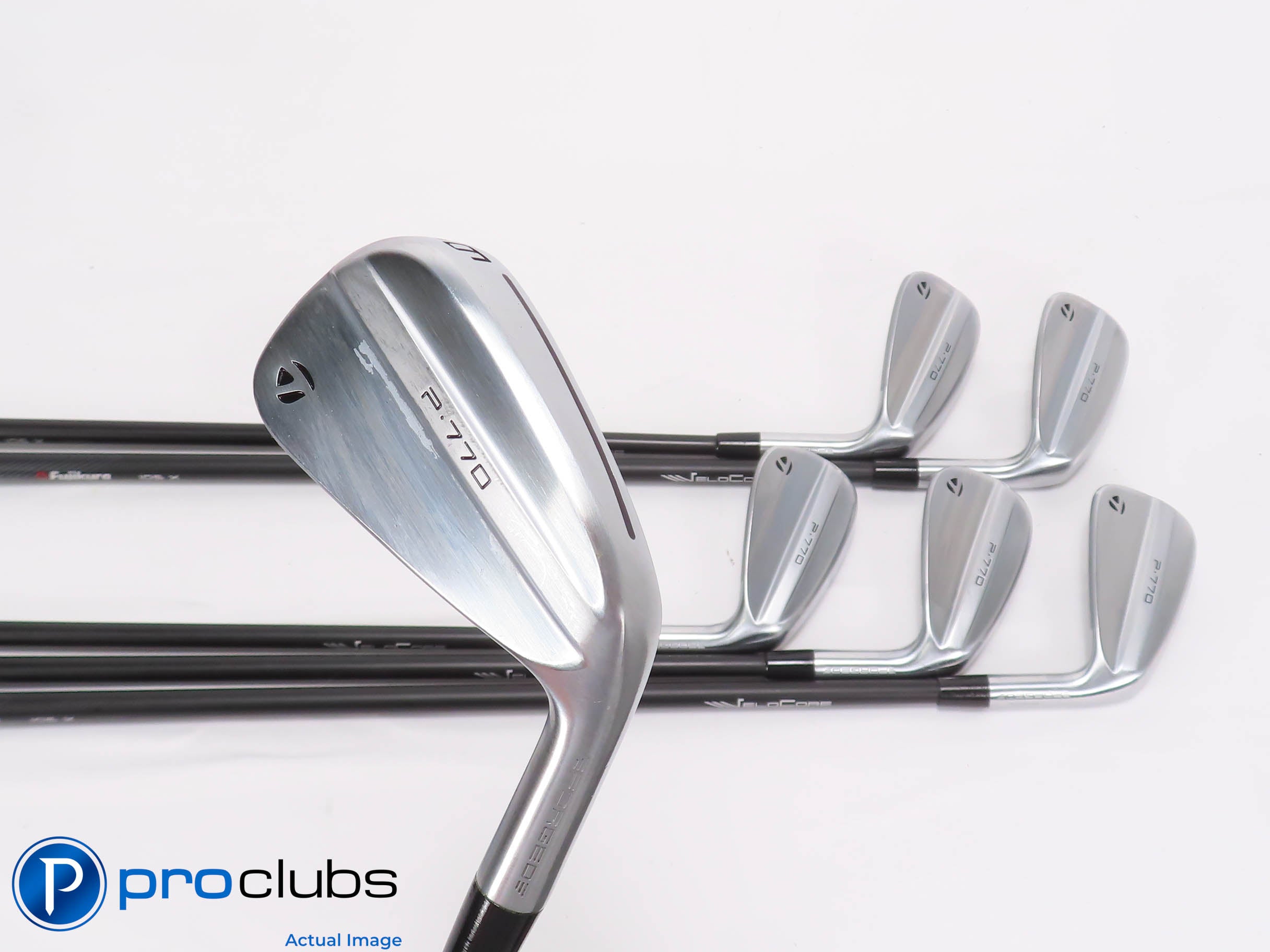 Nice TaylorMade '24 P-770 6-PW,AW IRON SET AXIOM Velo 105 X-Flex Graphite 464770