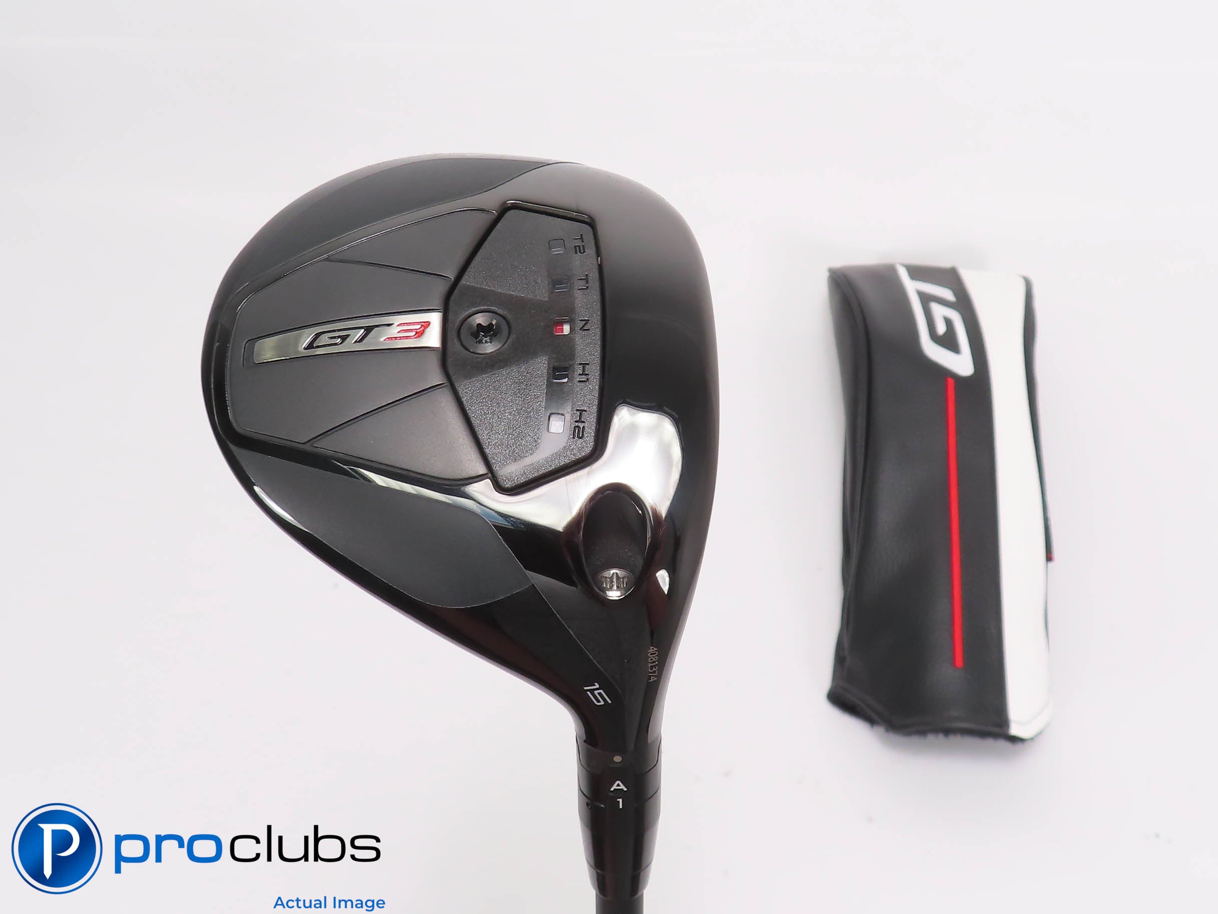 New! Titleist GT3 15* 3 Wood w/HC - Mitsubishi Tensei 1K Blue 75g Stiff - 464907