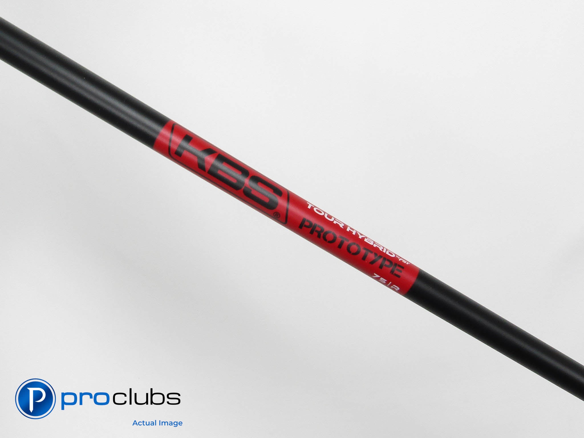 Uncut KBS TOUR HYBRID PROTOTYPE 75 Regular Flex Hybrid Shaft .355" Tip #464365