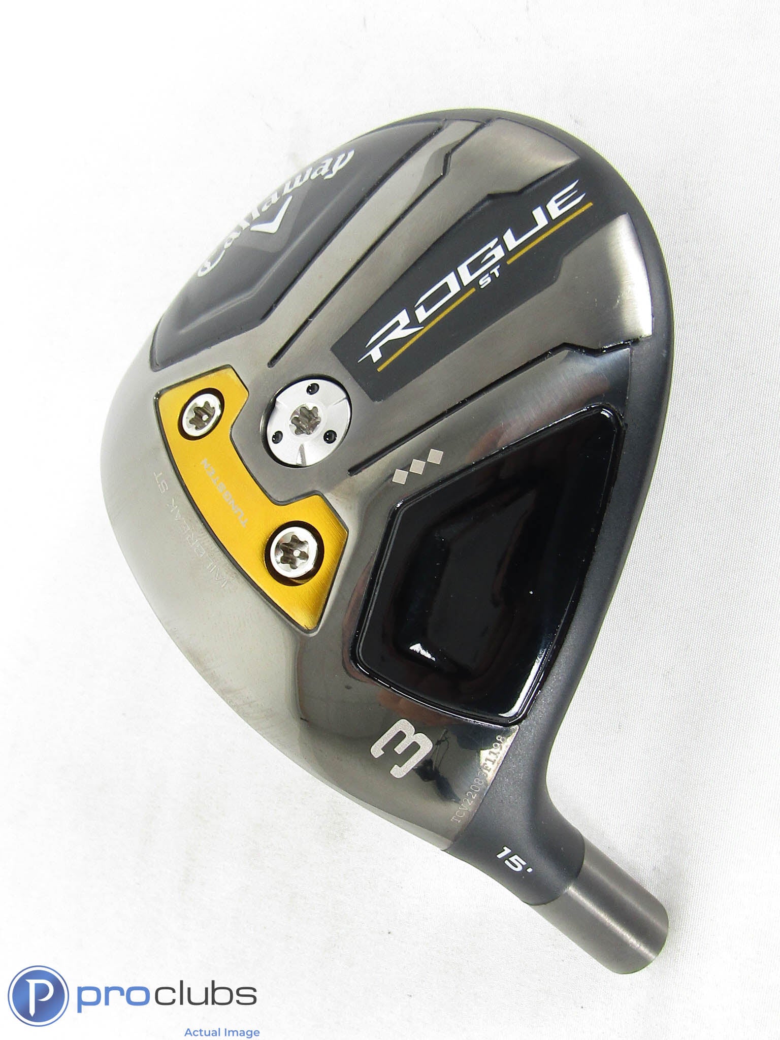 Tour Issue L/H! Callaway Rogue ST Triple Diamond 15* 3 Wood - Head Only - 462746