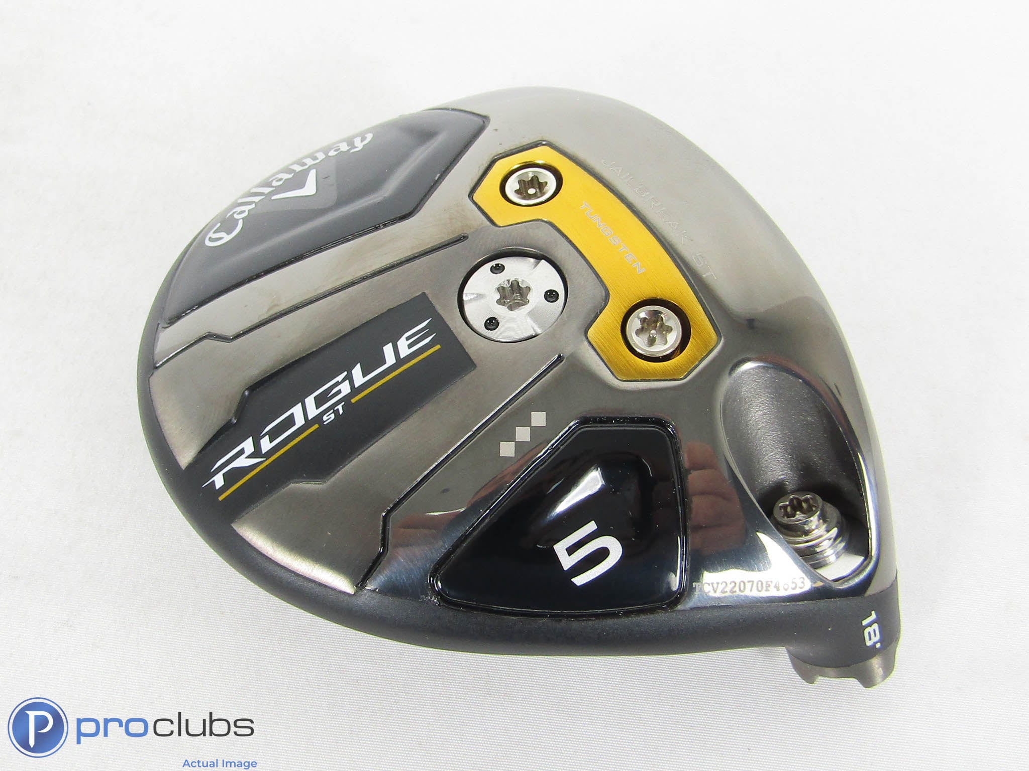 Tour Issue! Callaway Rogue ST Triple Diamond 18* 5 Wood - Head Only - 462748