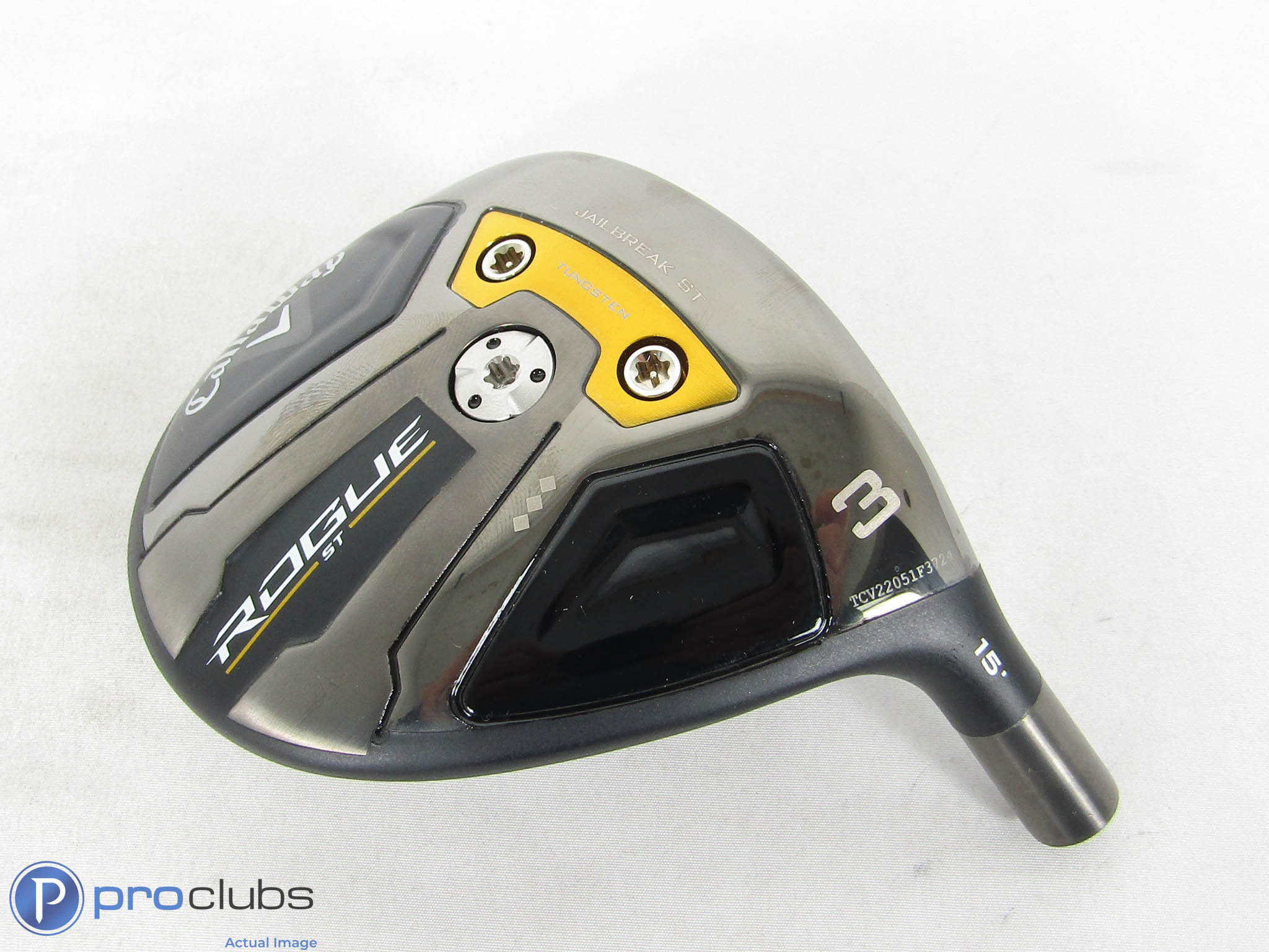 Tour Issue! Callaway Rogue ST Triple Diamond 15* 3 Wood - Head Only - 462802