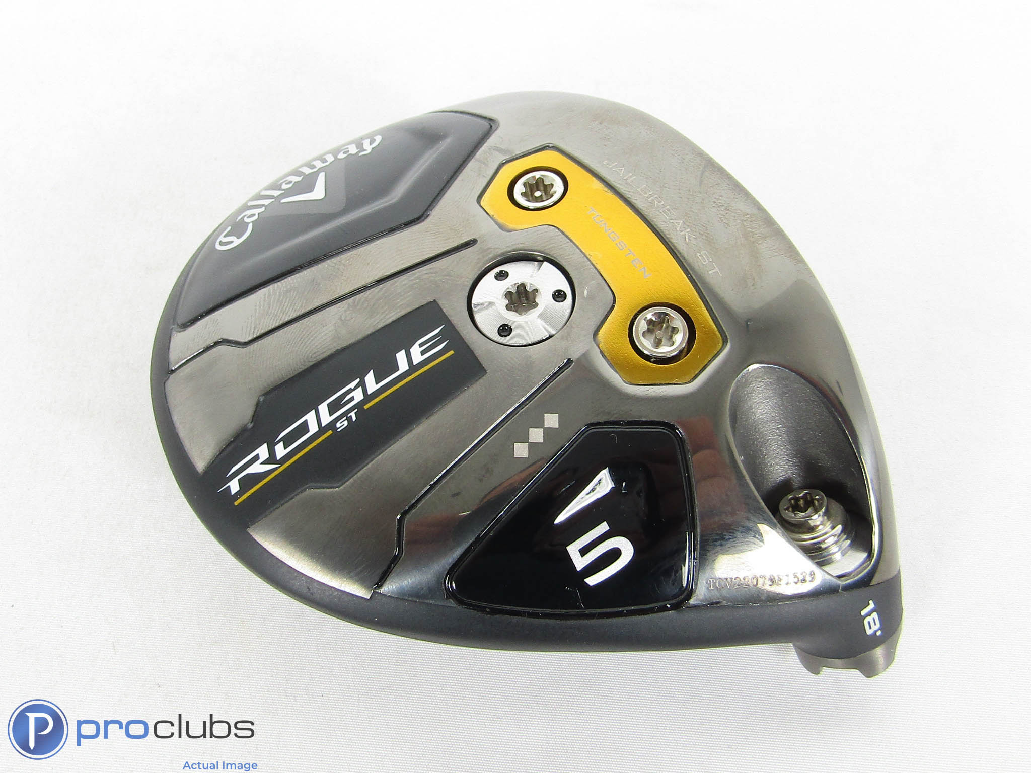Tour Issue! Callaway Rogue ST Triple Diamond 18* 5 Wood - Head Only - 462750
