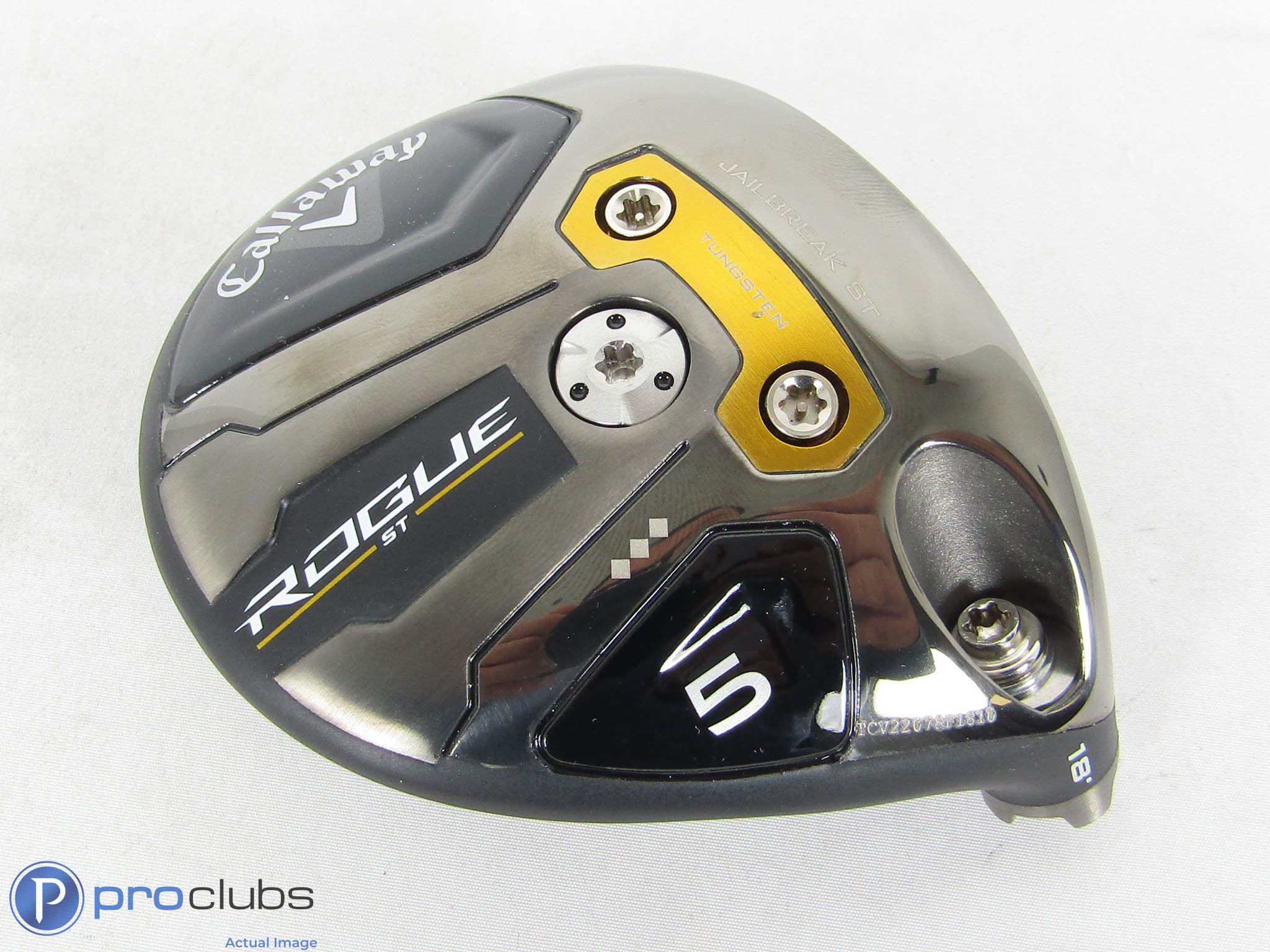 Tour Issue! Callaway Rogue ST Triple Diamond 18* 5 Wood - Head Only - 462752
