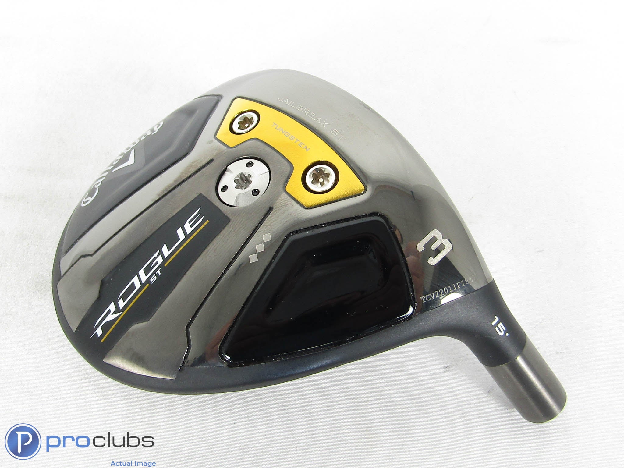 Tour Issue! Callaway Rogue ST Triple Diamond 15* 3 Wood - Head Only - 462747