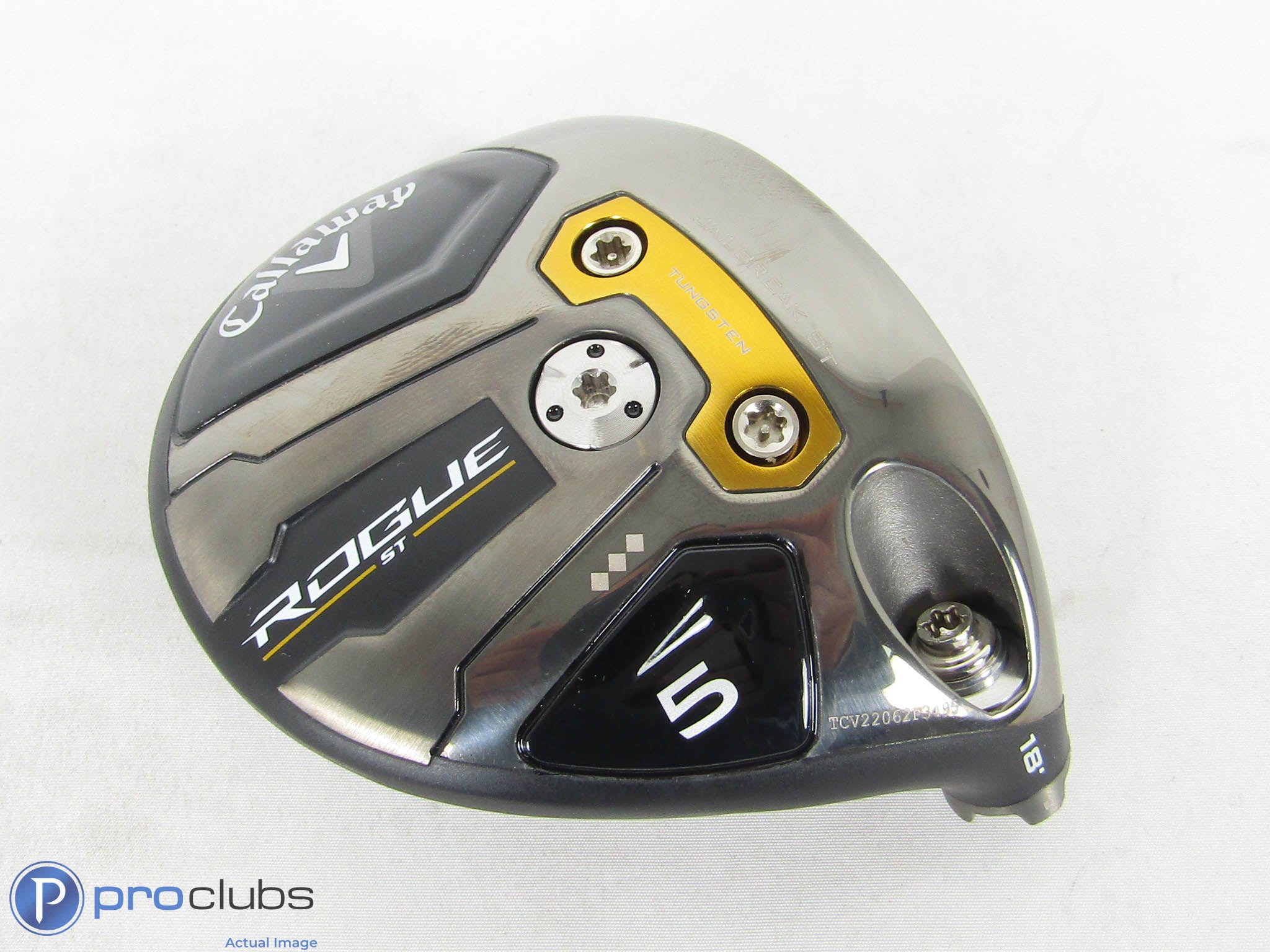 Tour Issue! Callaway Rogue ST Triple Diamond 18* 5 Wood - Head Only - 462775