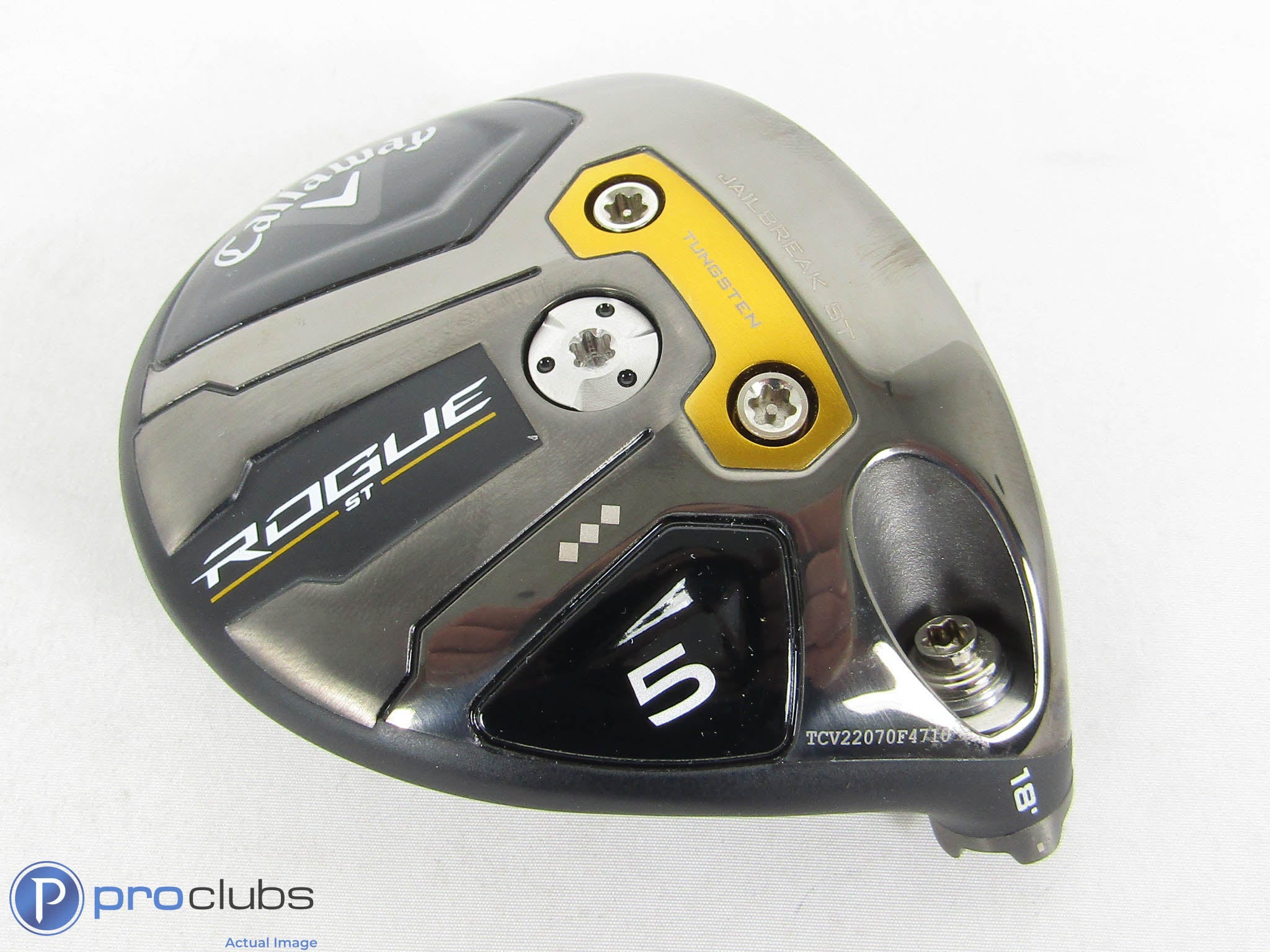 Tour Issue! Callaway Rogue ST Triple Diamond 18* 5 Wood - Head Only - 462765