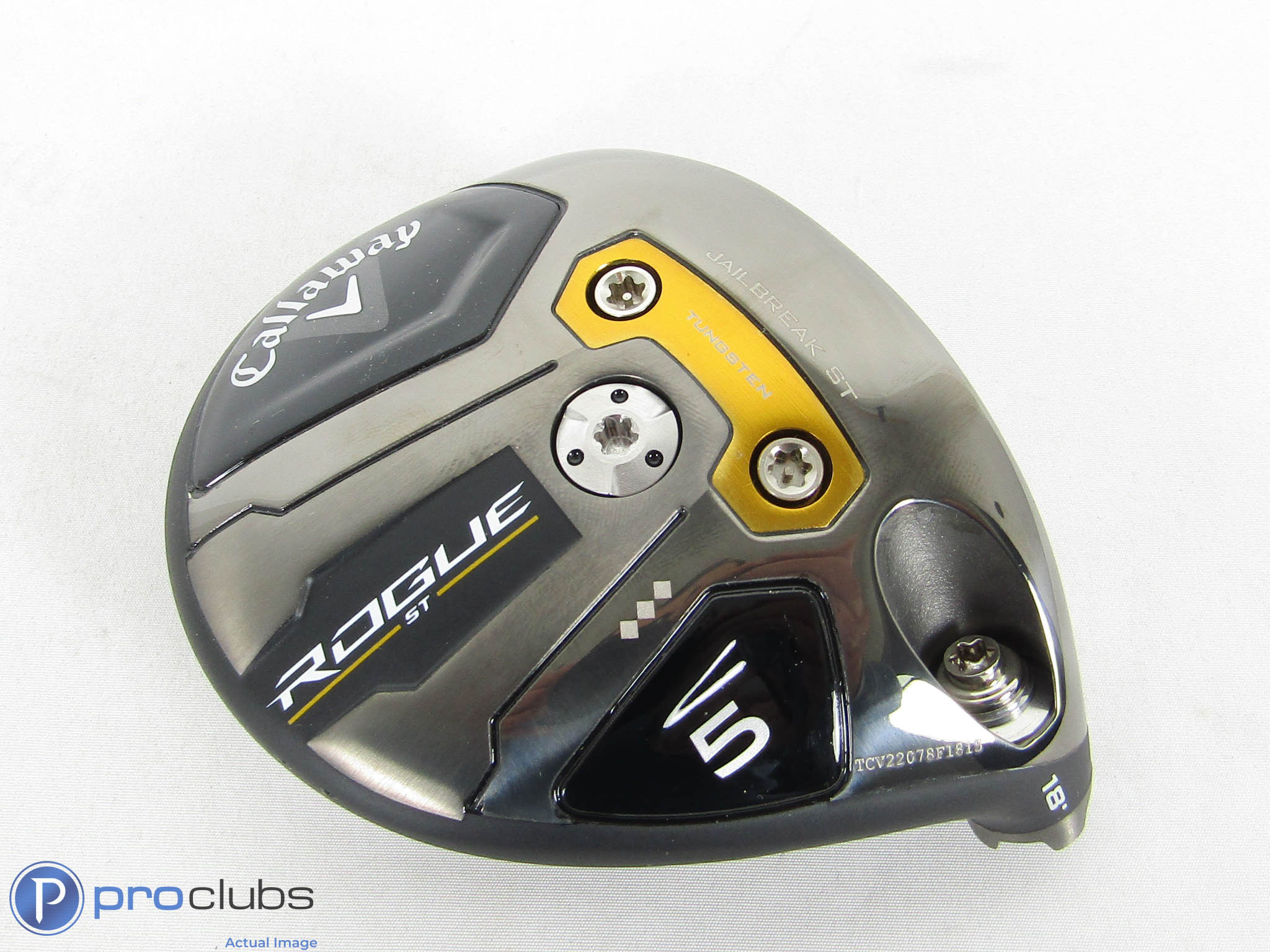 Tour Issue! Callaway Rogue ST Triple Diamond 18* 5 Wood - Head Only - 462774
