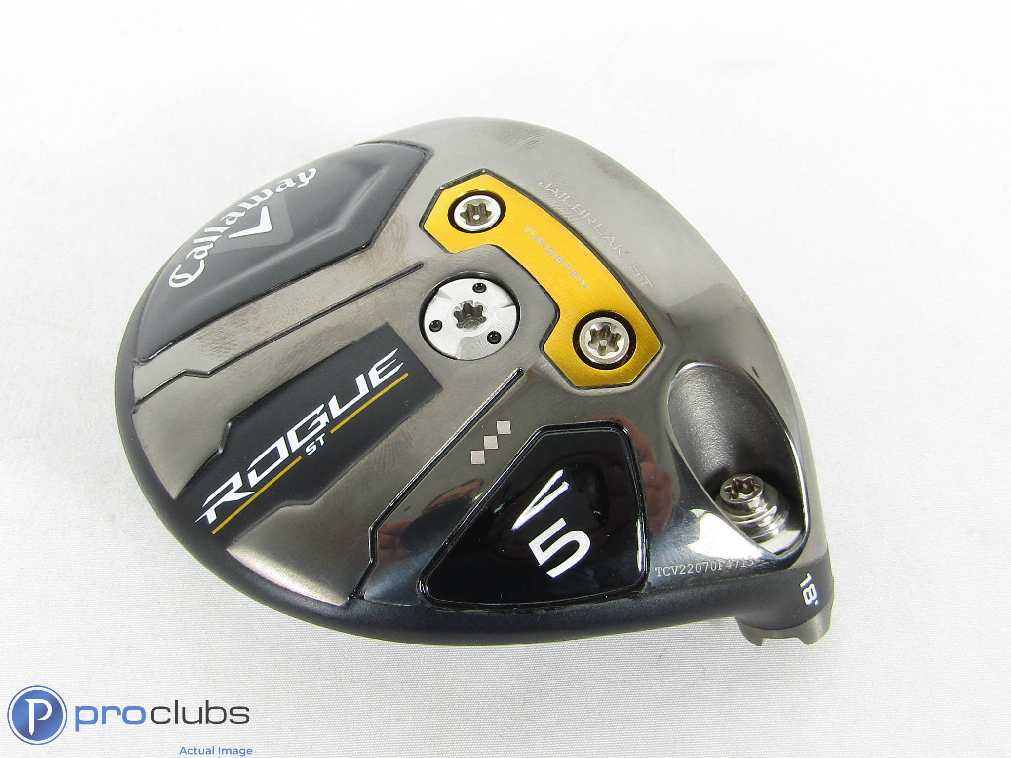 Tour Issue! Callaway Rogue ST Triple Diamond 18* 5 Wood - Head Only - 462773