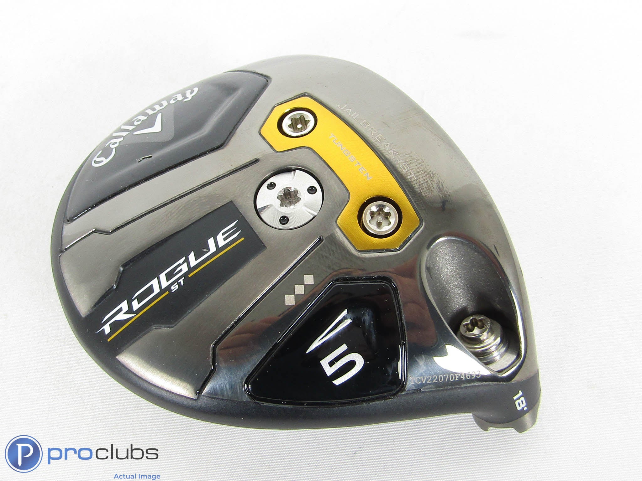 Tour Issue! Callaway Rogue ST Triple Diamond 18* 5 Wood - Head Only - 462772