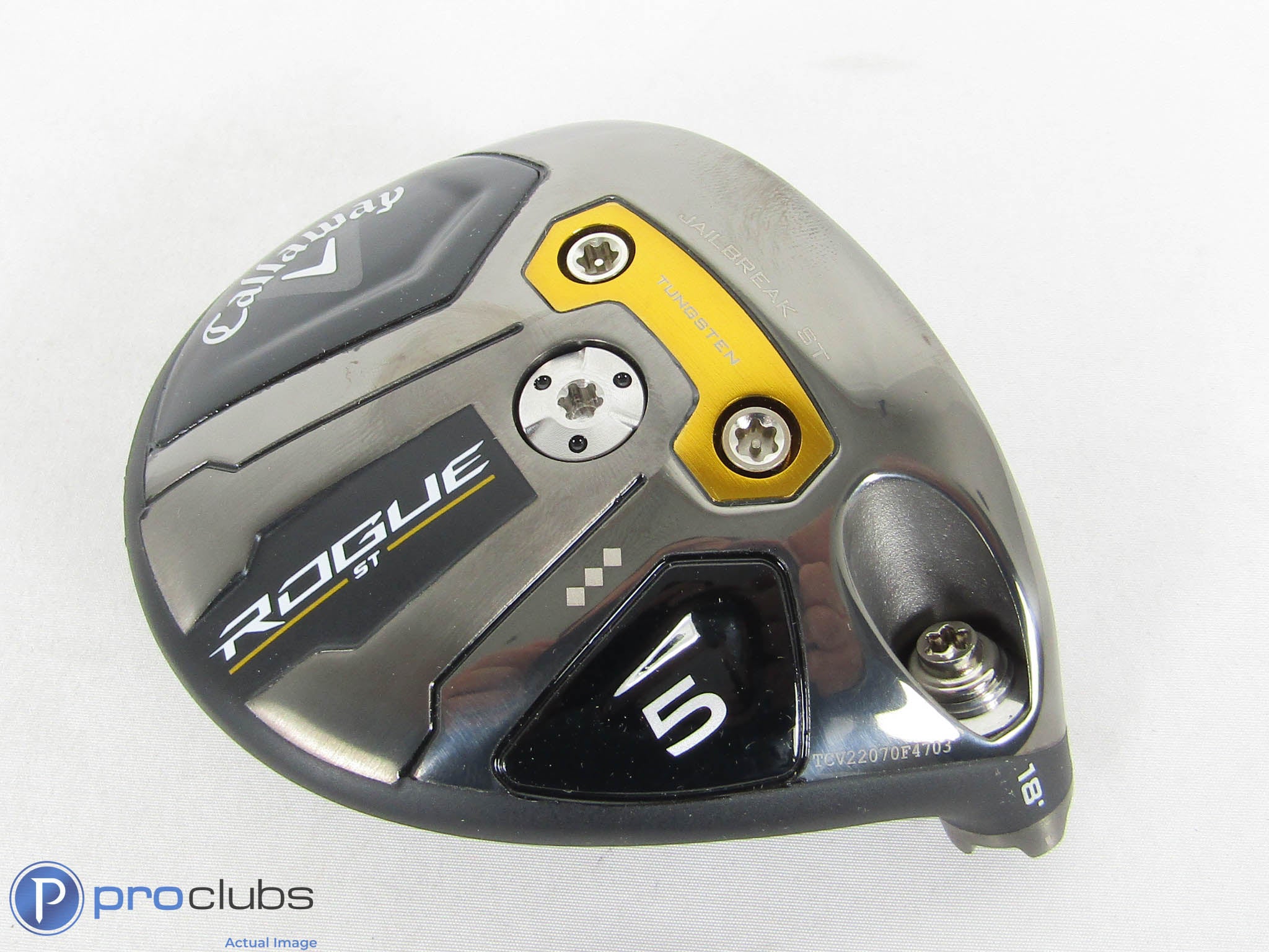 Tour Issue! Callaway Rogue ST Triple Diamond 18* 5 Wood - Head Only - 462758
