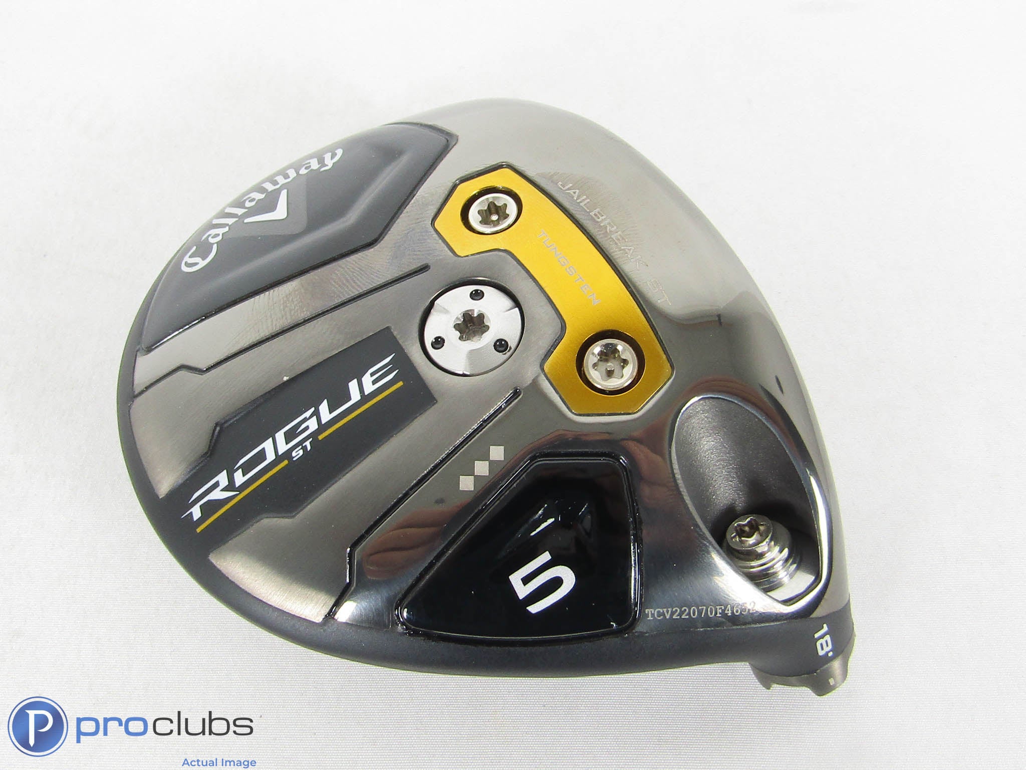 Tour Issue! Callaway Rogue ST Triple Diamond 18* 5 Wood - Head Only - 462760