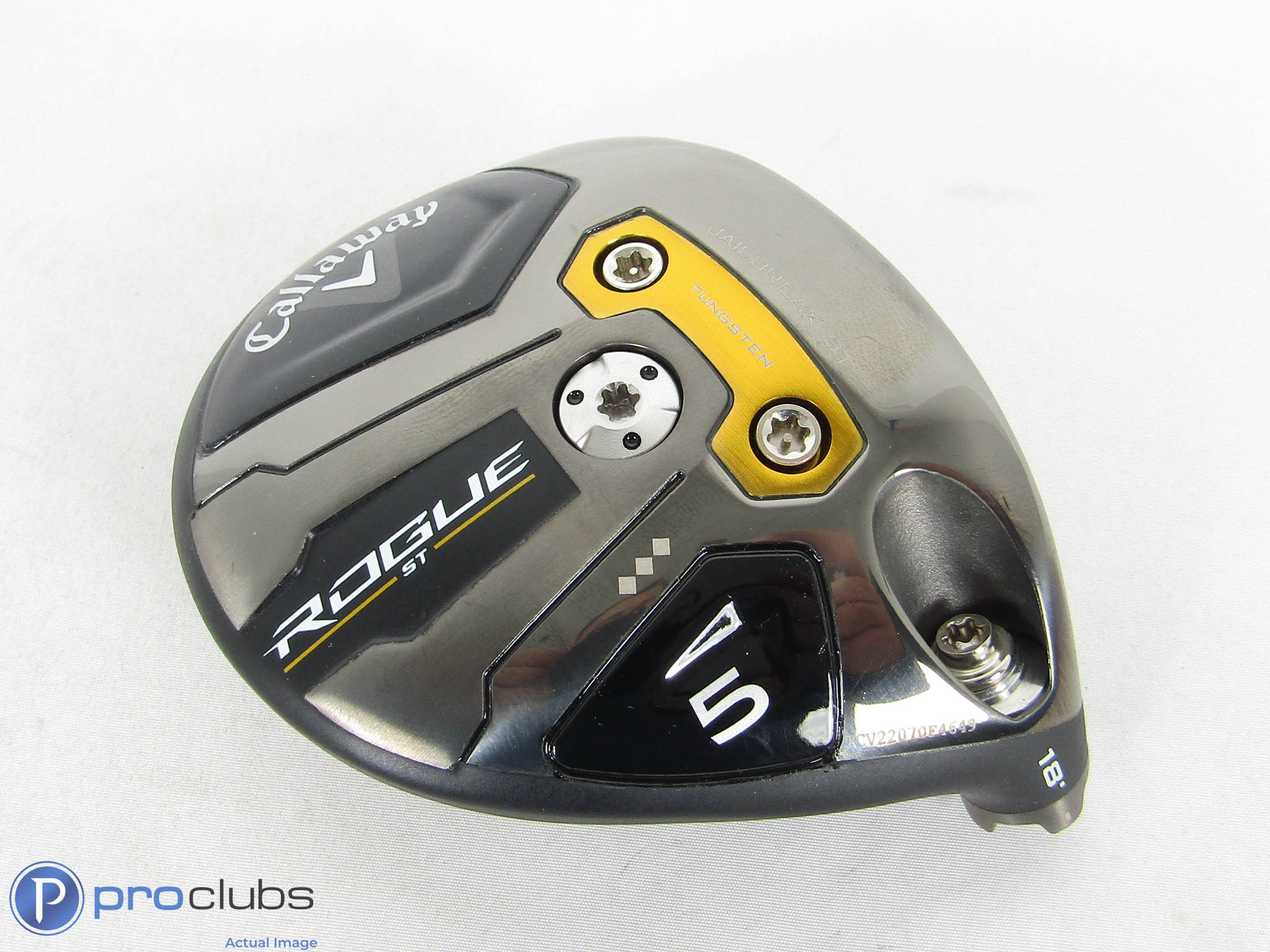 Tour Issue! Callaway Rogue ST Triple Diamond 18* 5 Wood - Head Only - 462757