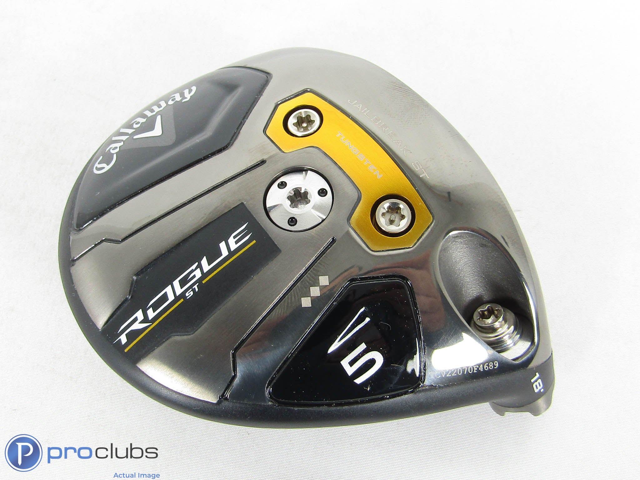 Tour Issue! Callaway Rogue ST Triple Diamond 18* 5 Wood - Head Only - 462785