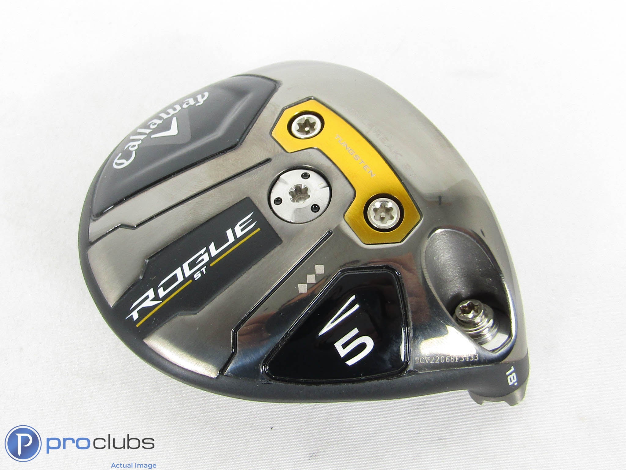 Tour Issue! Callaway Rogue ST Triple Diamond 18* 5 Wood - Head Only - 462786