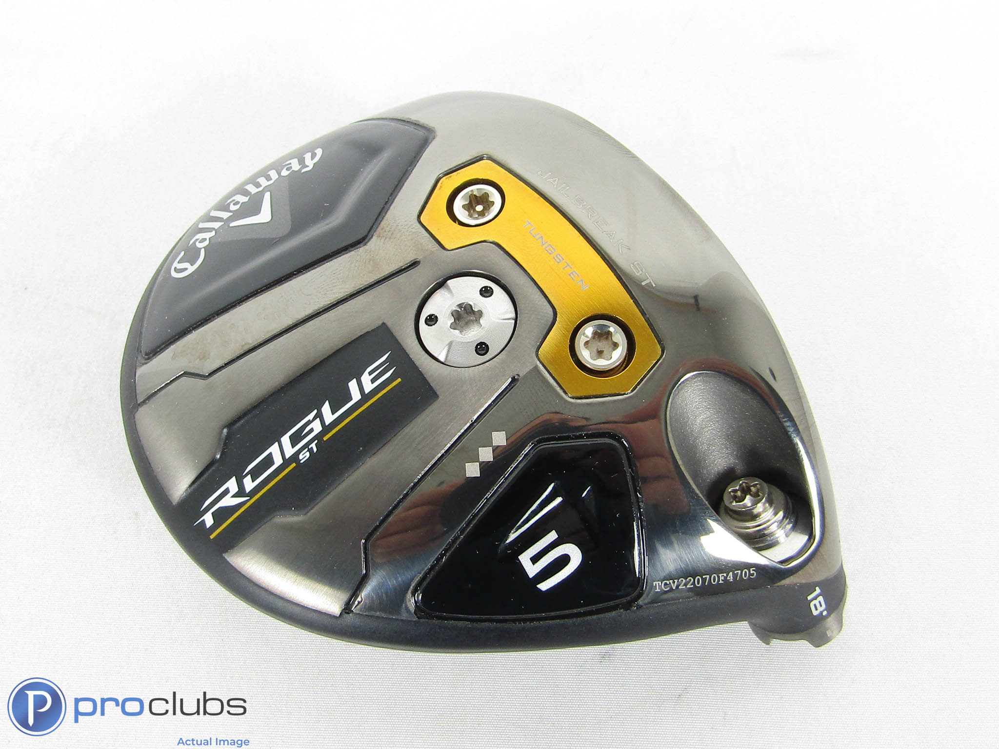Tour Issue! Callaway Rogue ST Triple Diamond 18* 5 Wood - Head Only - 462790