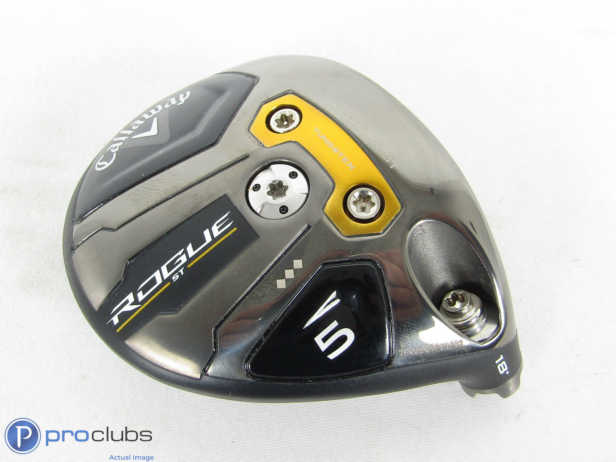 Tour Issue! Callaway Rogue ST Triple Diamond 18* 5 Wood - Head Only - 462798