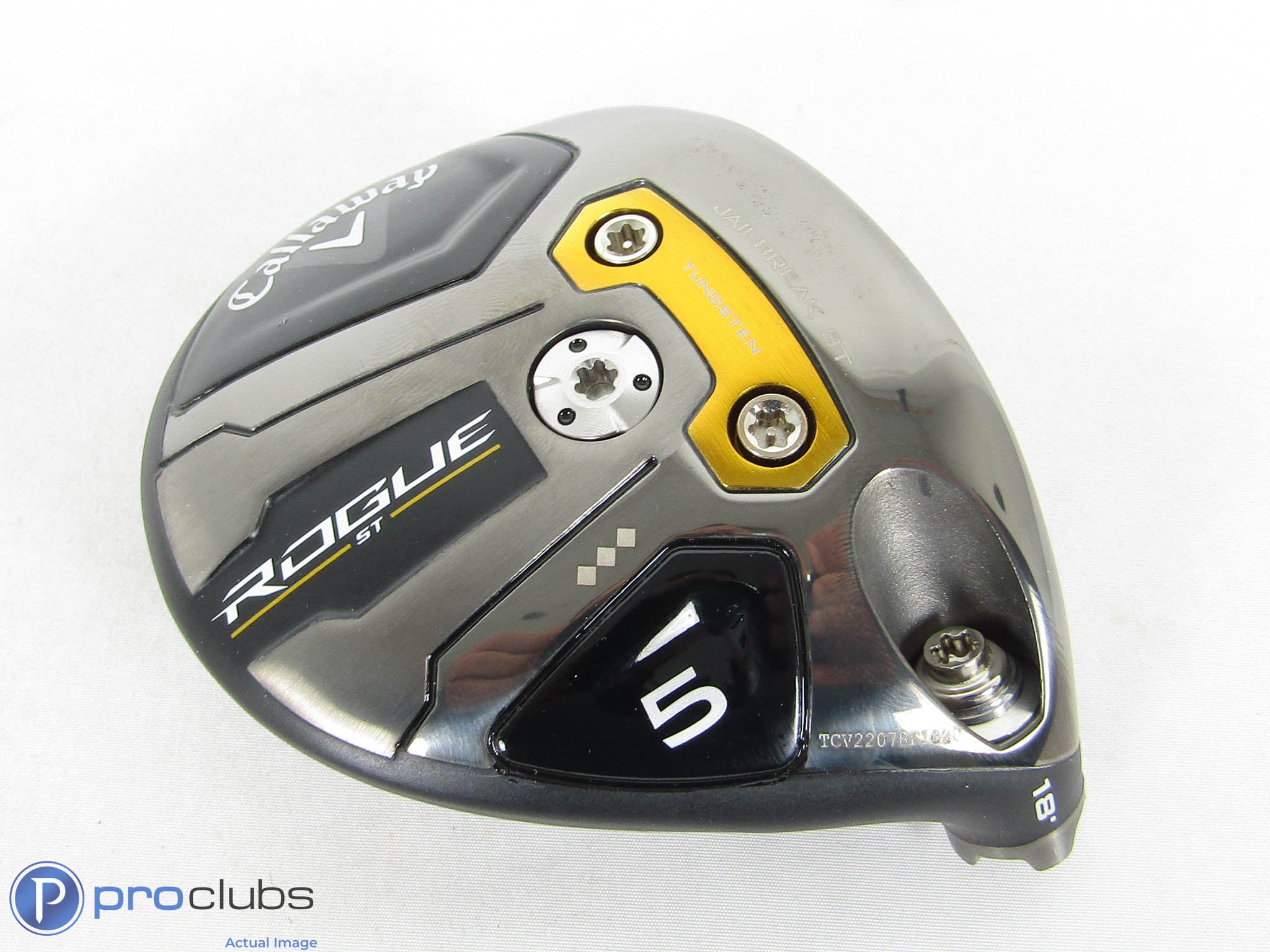 Tour Issue! Callaway Rogue ST Triple Diamond 18* 5 Wood - Head Only - 462799