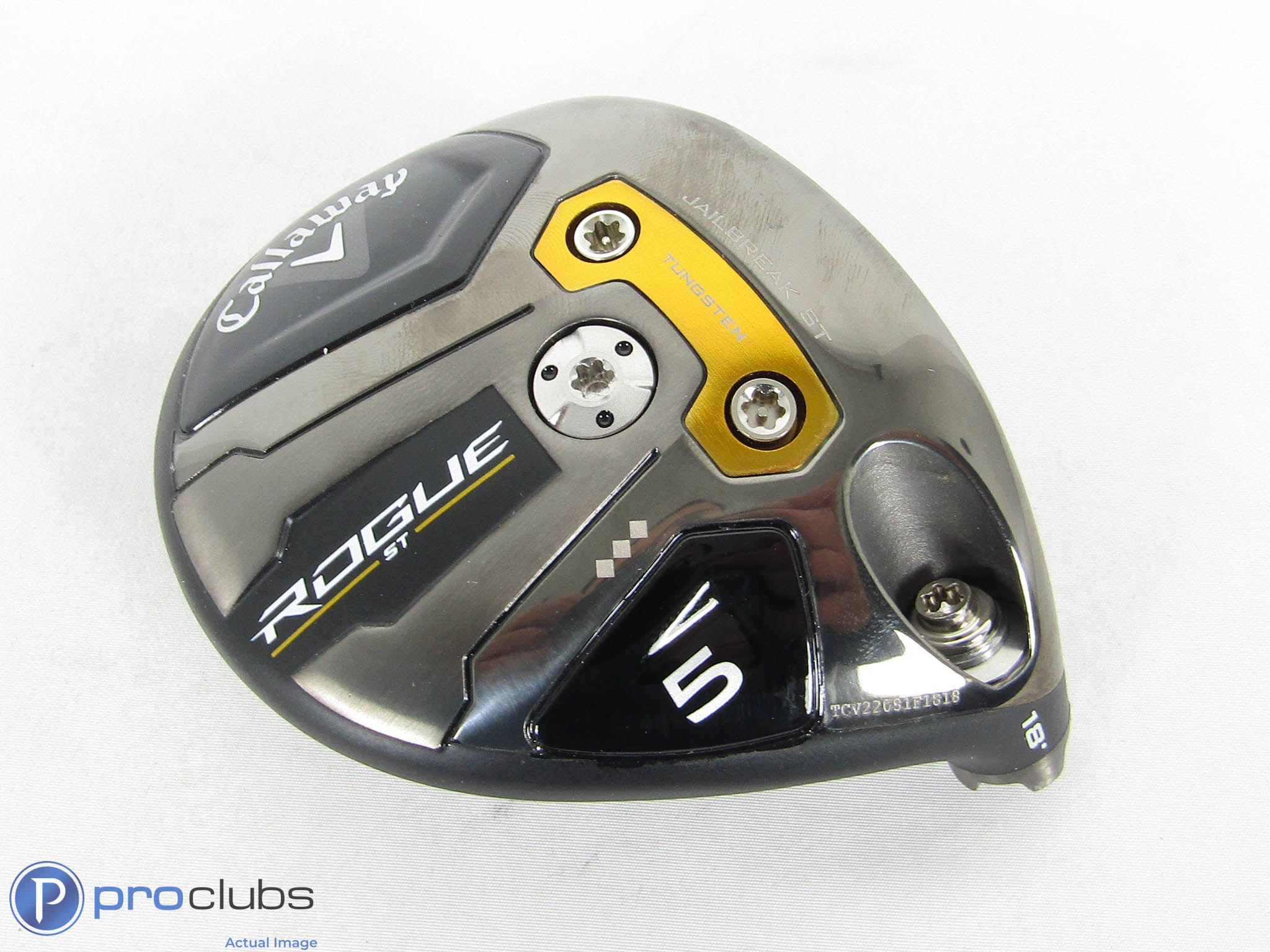 Tour Issue! Callaway Rogue ST Triple Diamond 18* 5 Wood - Head Only - 462796