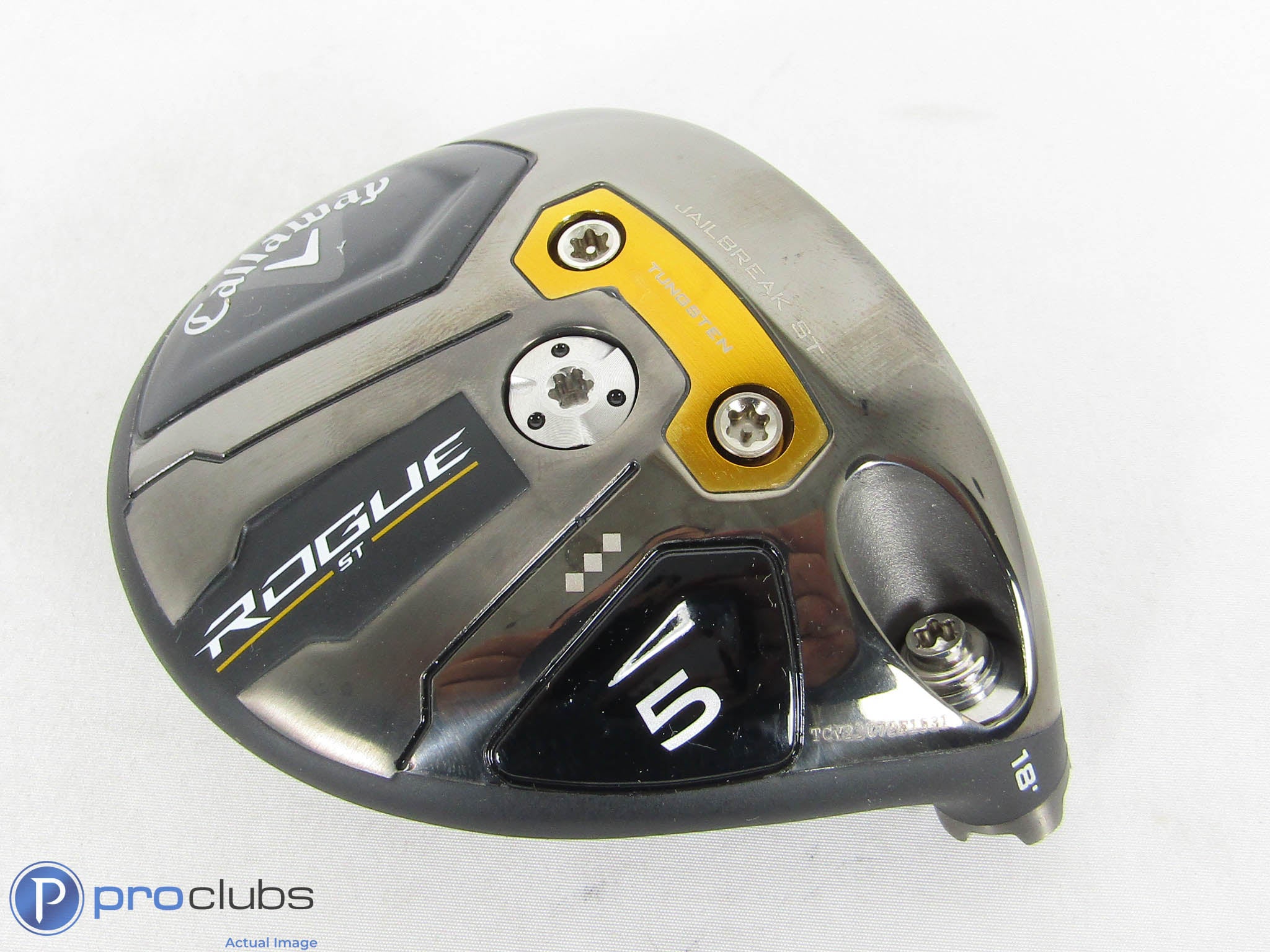 Tour Issue! Callaway Rogue ST Triple Diamond 18* 5 Wood - Head Only - 462797