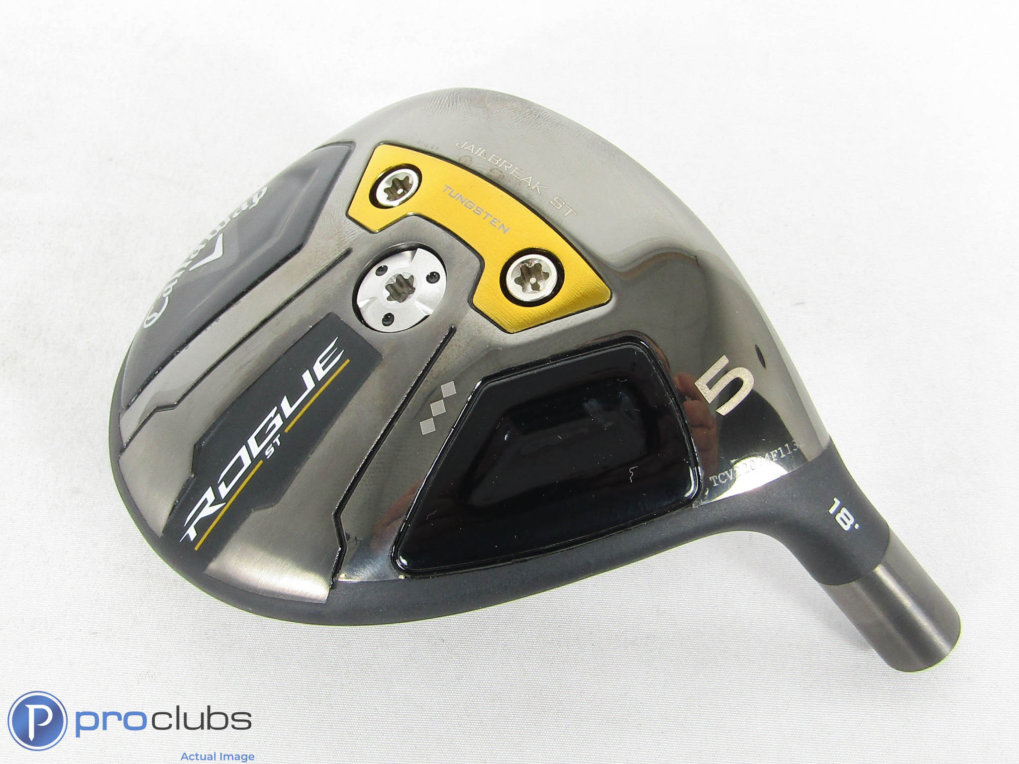 Tour Issue! Callaway Rogue ST Triple Diamond 18* 5 Wood - Head Only - 462780