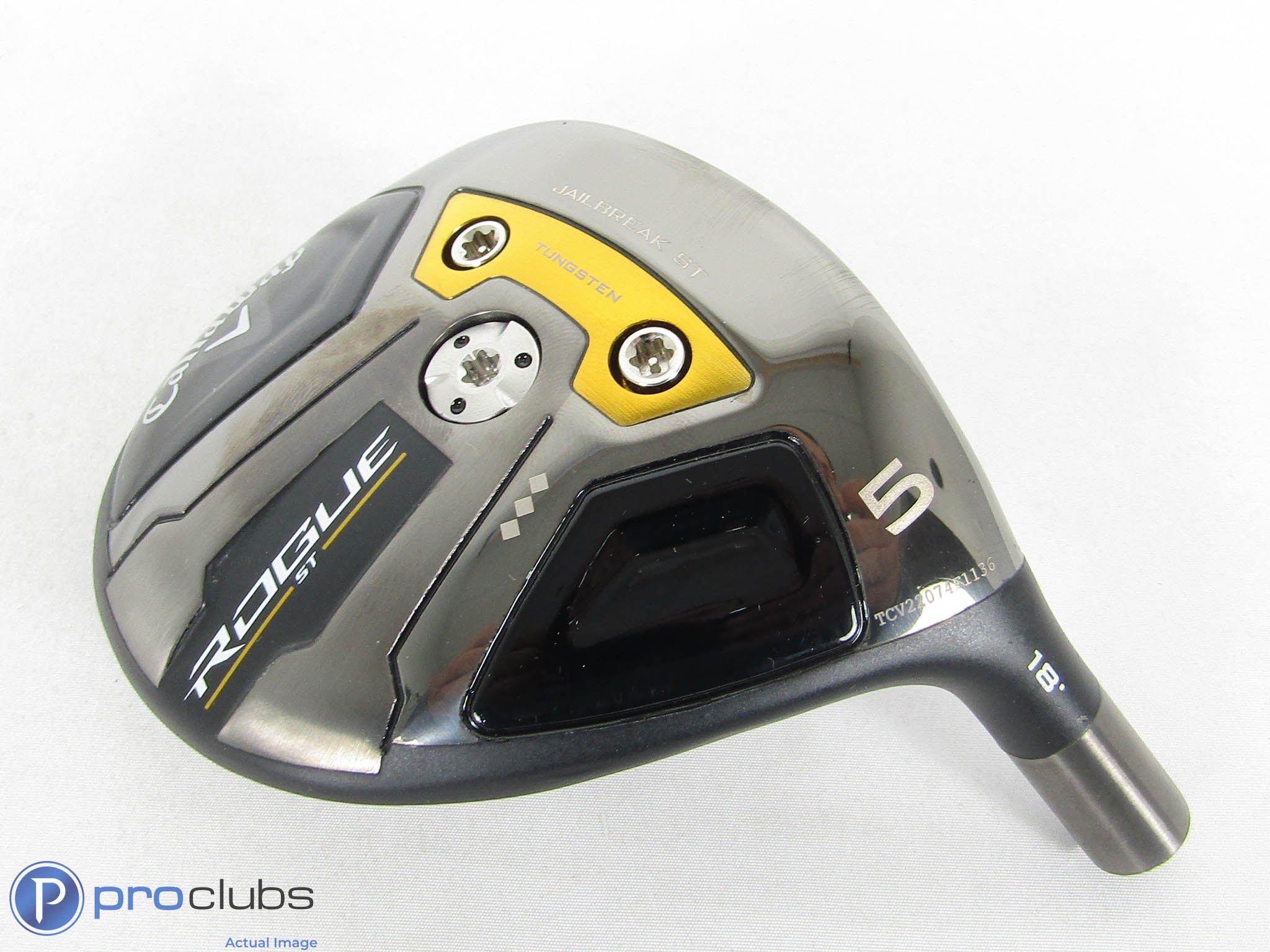 Tour Issue! Callaway Rogue ST Triple Diamond 18* 5 Wood - Head Only - 462791