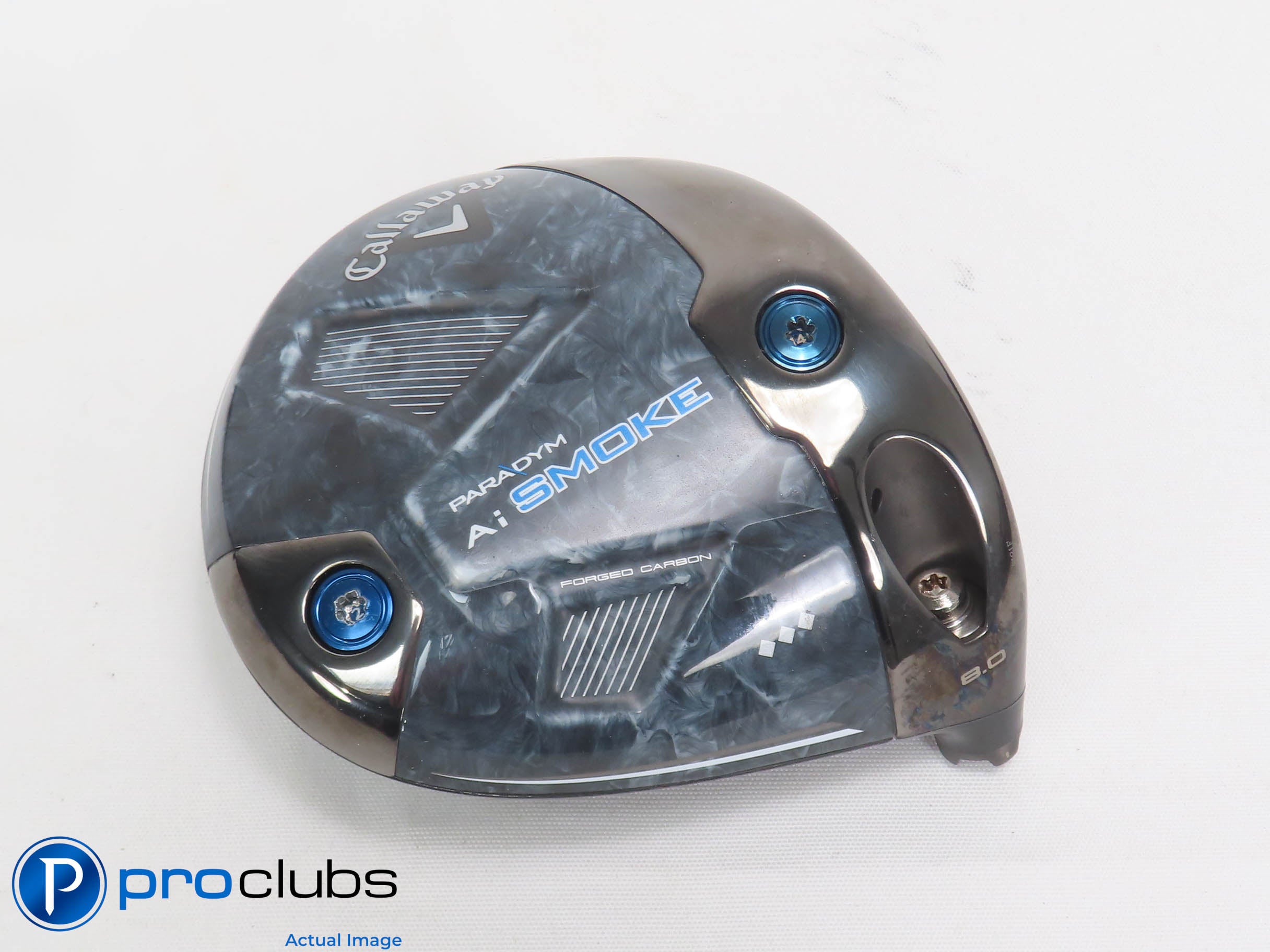 Nice Callaway Paradym Ai Smoke Triple Diamond 8* Driver HEAD ONLY 462622
