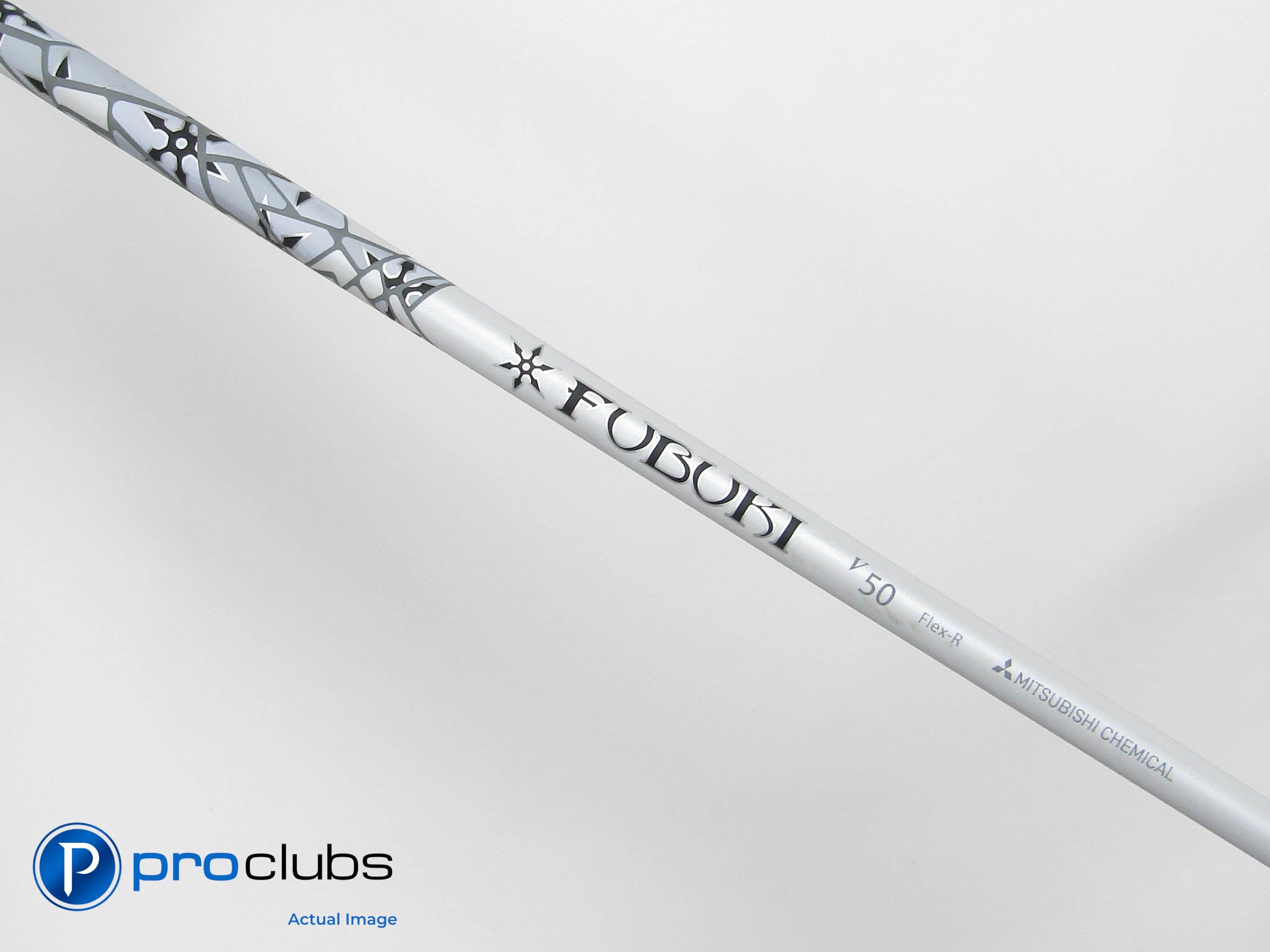 Mitsubishi Fubuki V 50 Regular Flex Driver Shaft w/ TaylorMade Tip #464784