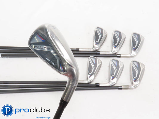 New! Ladies Cobra AEROJET 4-PW IRON SET - KBS PGI 55g Ladies Flex - 422763