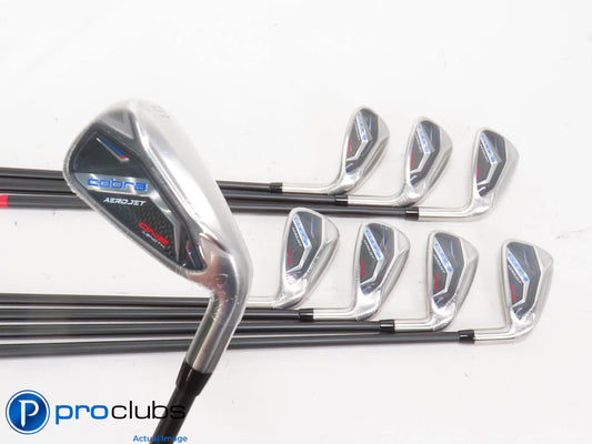 New! Cobra AEROJET ONE Length 5-PW, GW, SW IRON SET- KBS TGI 75 Regular #422758