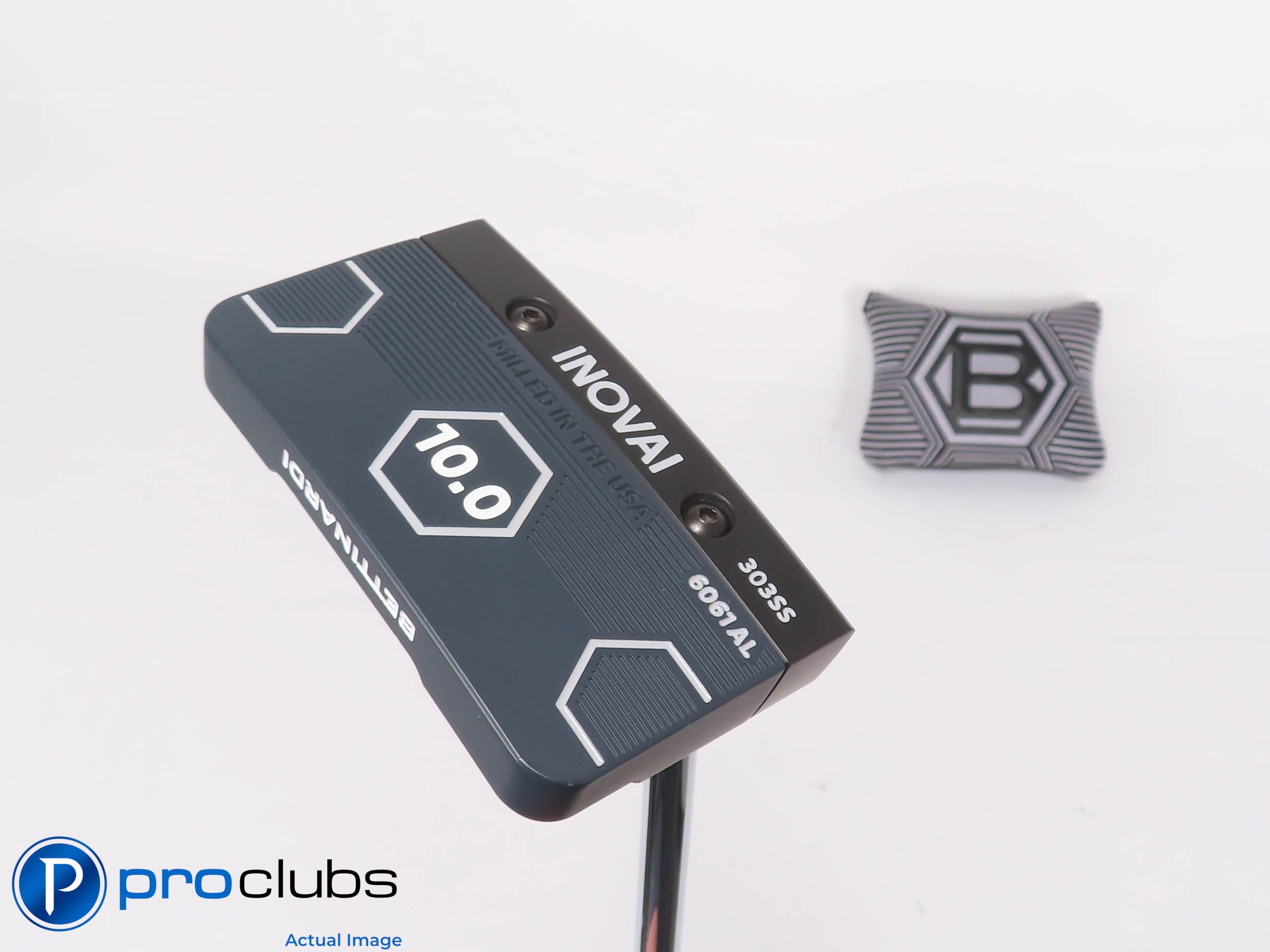 Mint! Bettinardi INOVAI REV 10 303SS 6061AL 35" Putter w/Cover - 465451