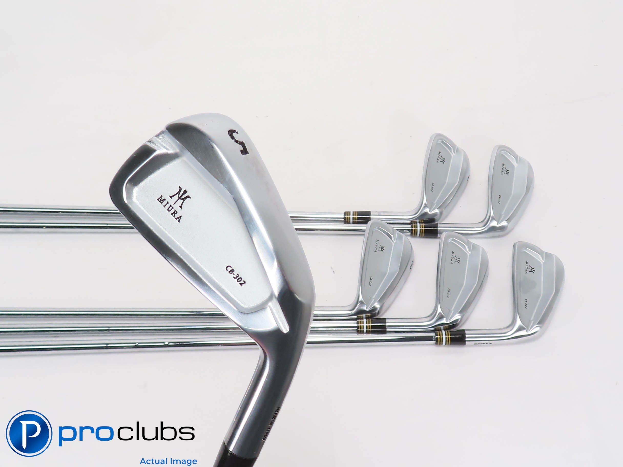 Nice Miura CB-302 Forged 5-PW IRON SET - NS Pro 950GH Regular Flex Steel 465336