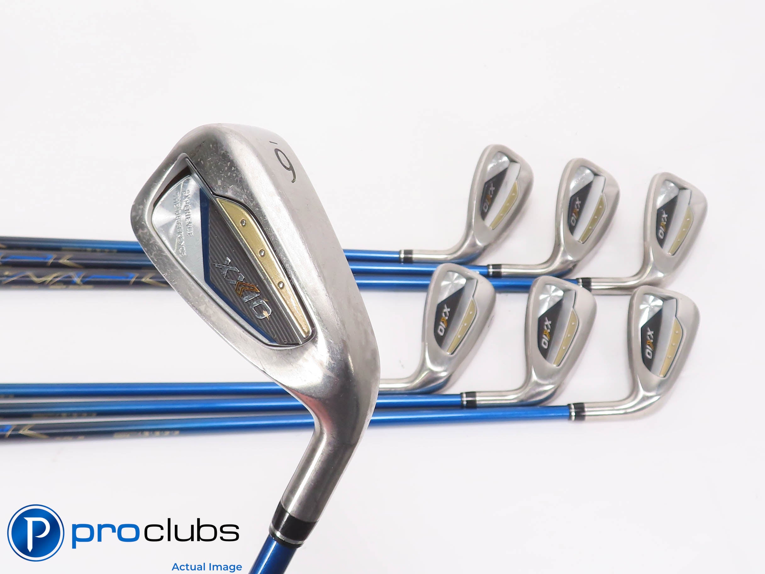 XXIO Thirteen 6-PW,AW,SW IRON SET -MP1300 47g Regular Flex Graphite +1/4" 465143