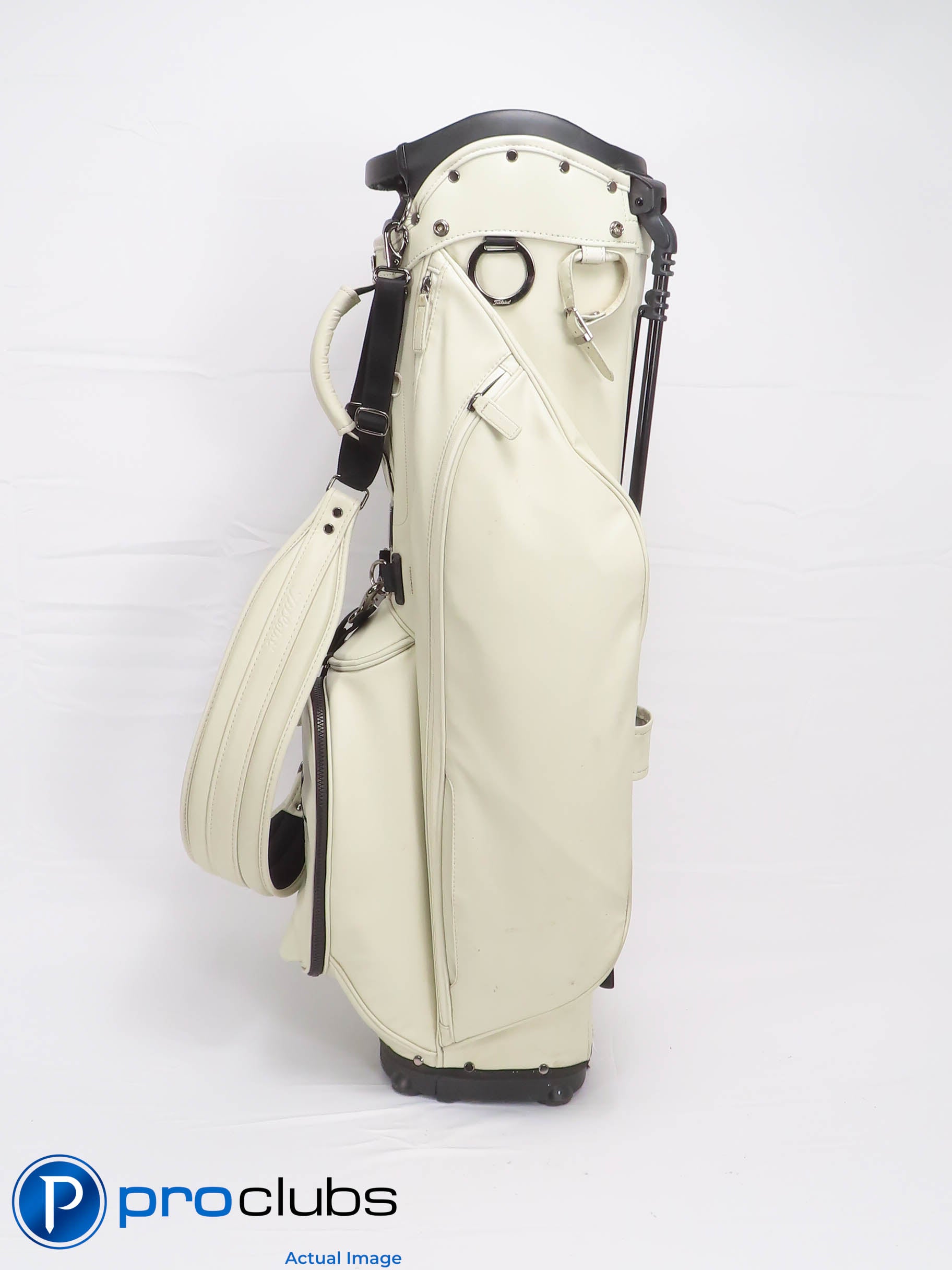 Titleist LINKSLEGEND Carry / Stand Golf Bag w/Rainhood Cream w/Club Logo 465405
