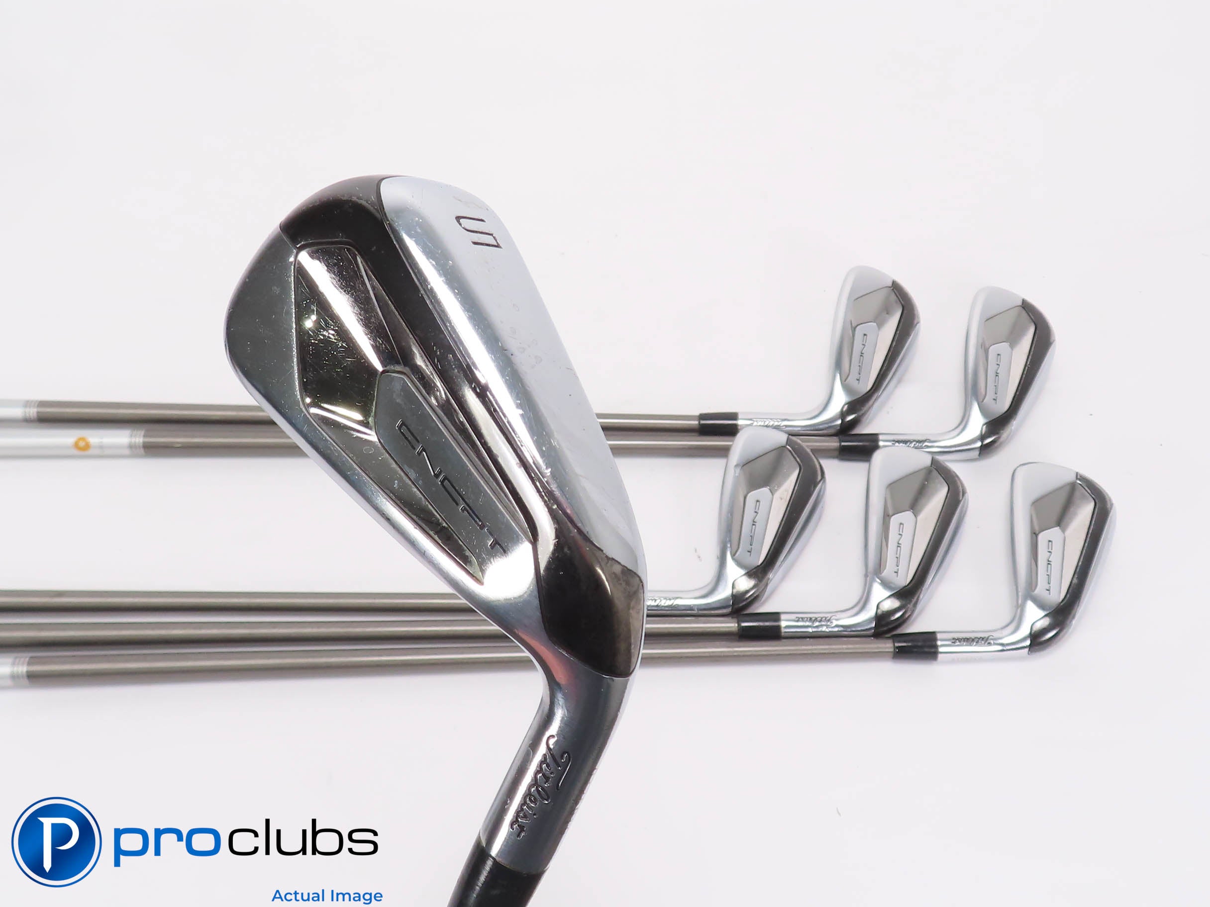 Titleist CNCPT CP-01 -PW IRON SET Steelfiber 80 Stiff Flex Graphite +1/4" 465089