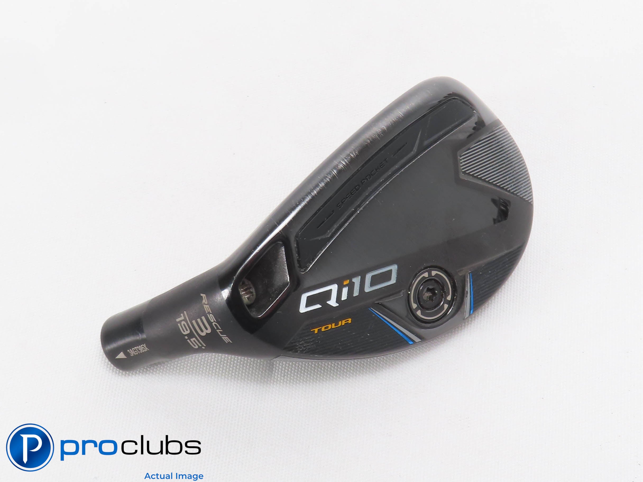 Nice! Left Handed TaylorMade Qi10 Tour Rescue 19.5* 3 Hybrid - Head Only 465055