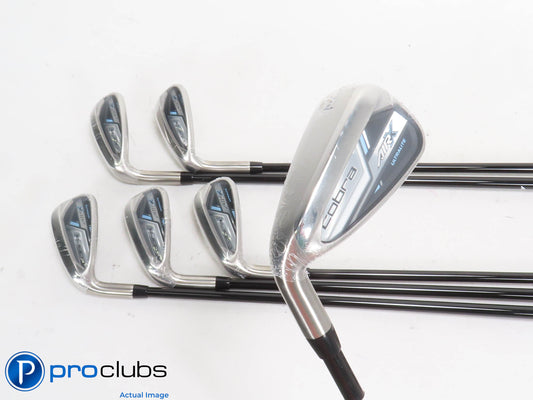 NEW Ladies Left Handed Cobra '23 AIR-X 7-PW,GW,SW IRON SET - Senior Flex 422715