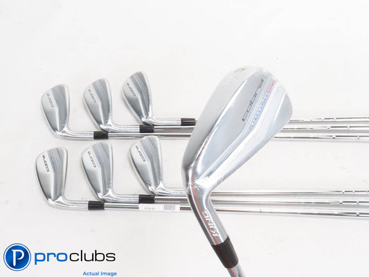 New! Left Handed Cobra King Forged Tec ONE Length Iron Set 4-PW - Stiff - 422636