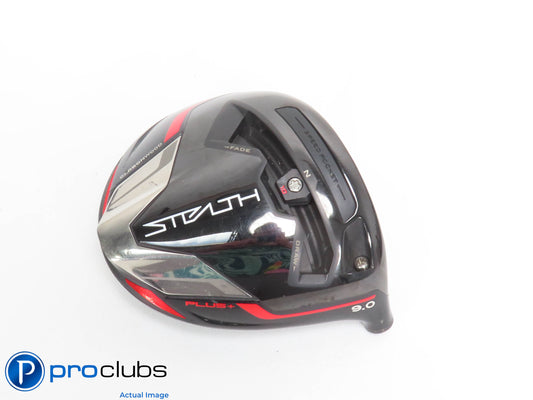 Nice Tour Issue TaylorMade STEALTH PLUS 9* Driver HEAD ONLY w/+ Stamp 423047