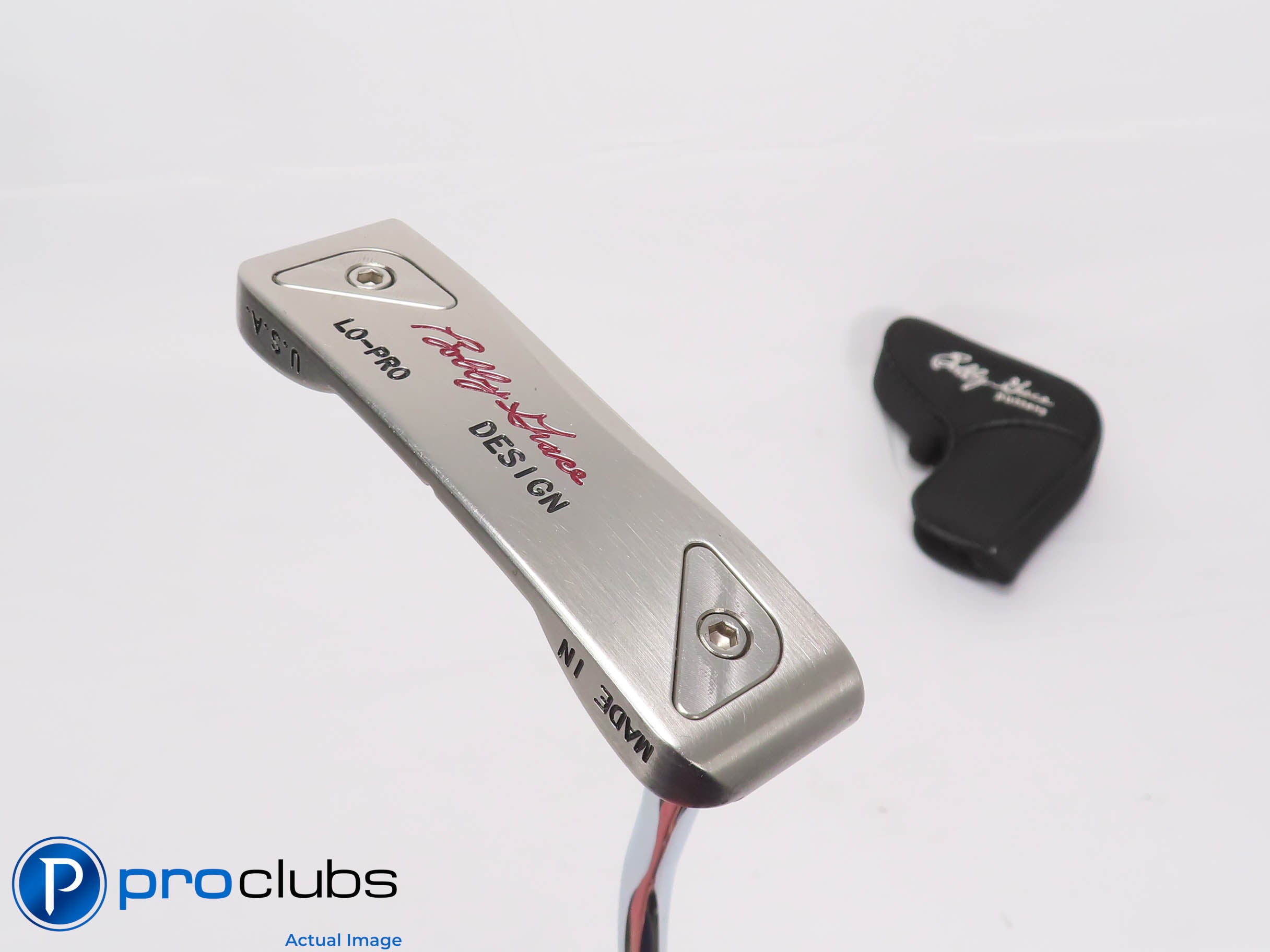 Nice Bobby Grace LO-PRO Double Bend 35" PUTTER w/Cover 465546