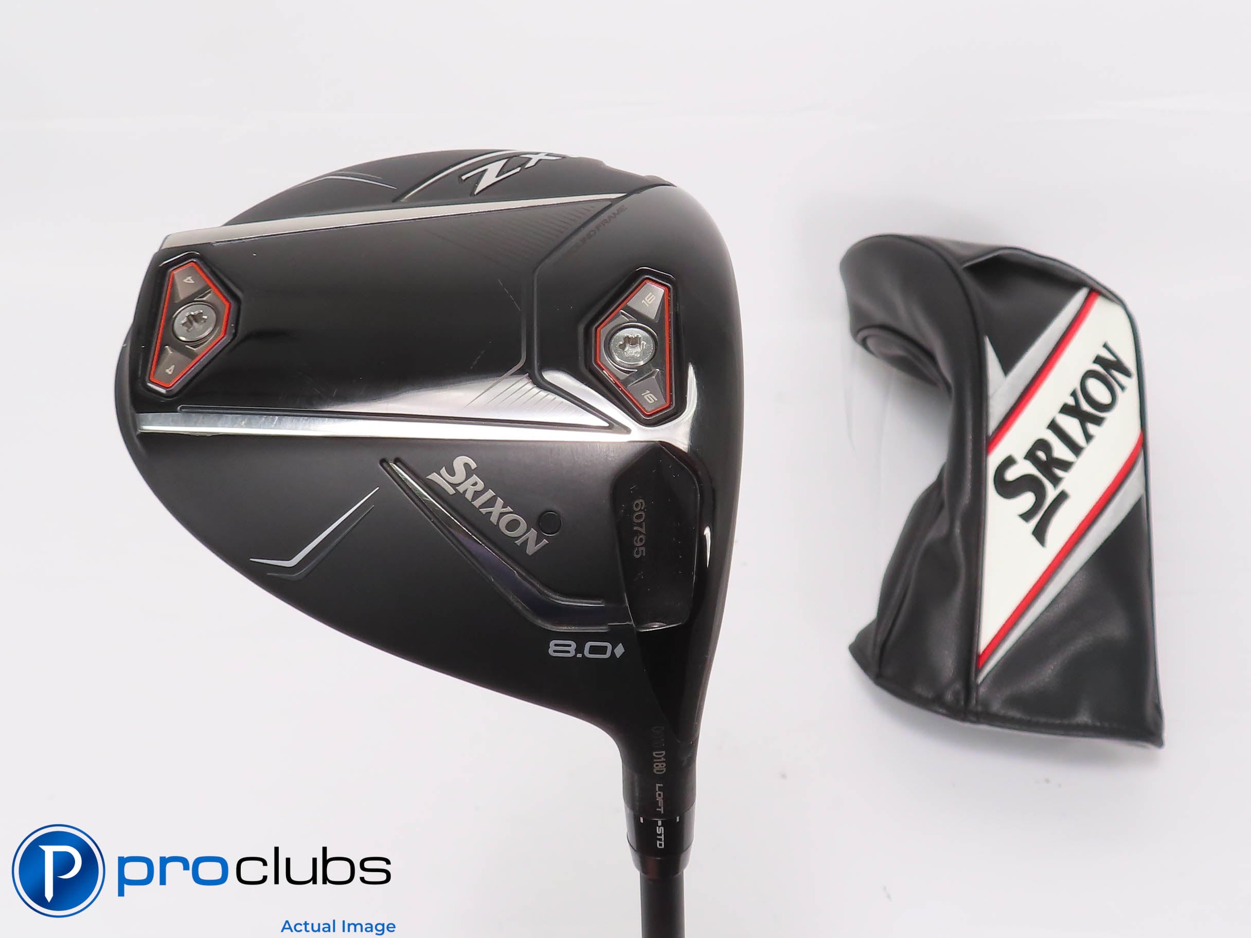 Nice Tour Issue Srixon ZXi 8* DRIVER w/Cover - Tensei 1K Black 65 TX-Flex 465064