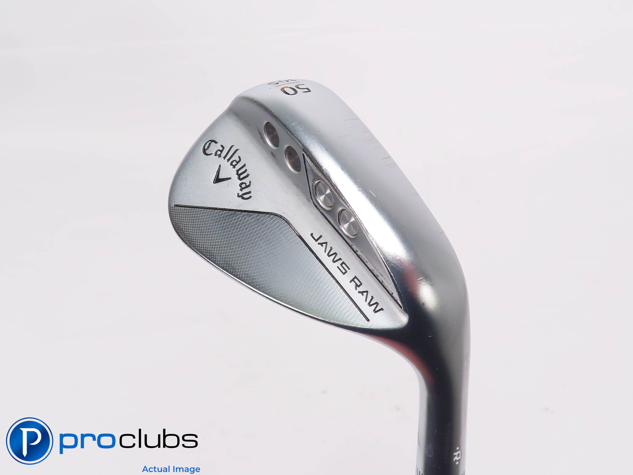 Tour Issue Callaway JAWS RAW 50*(10*) WEDGE S-Grind Project X 6.5 X-Flex 465398