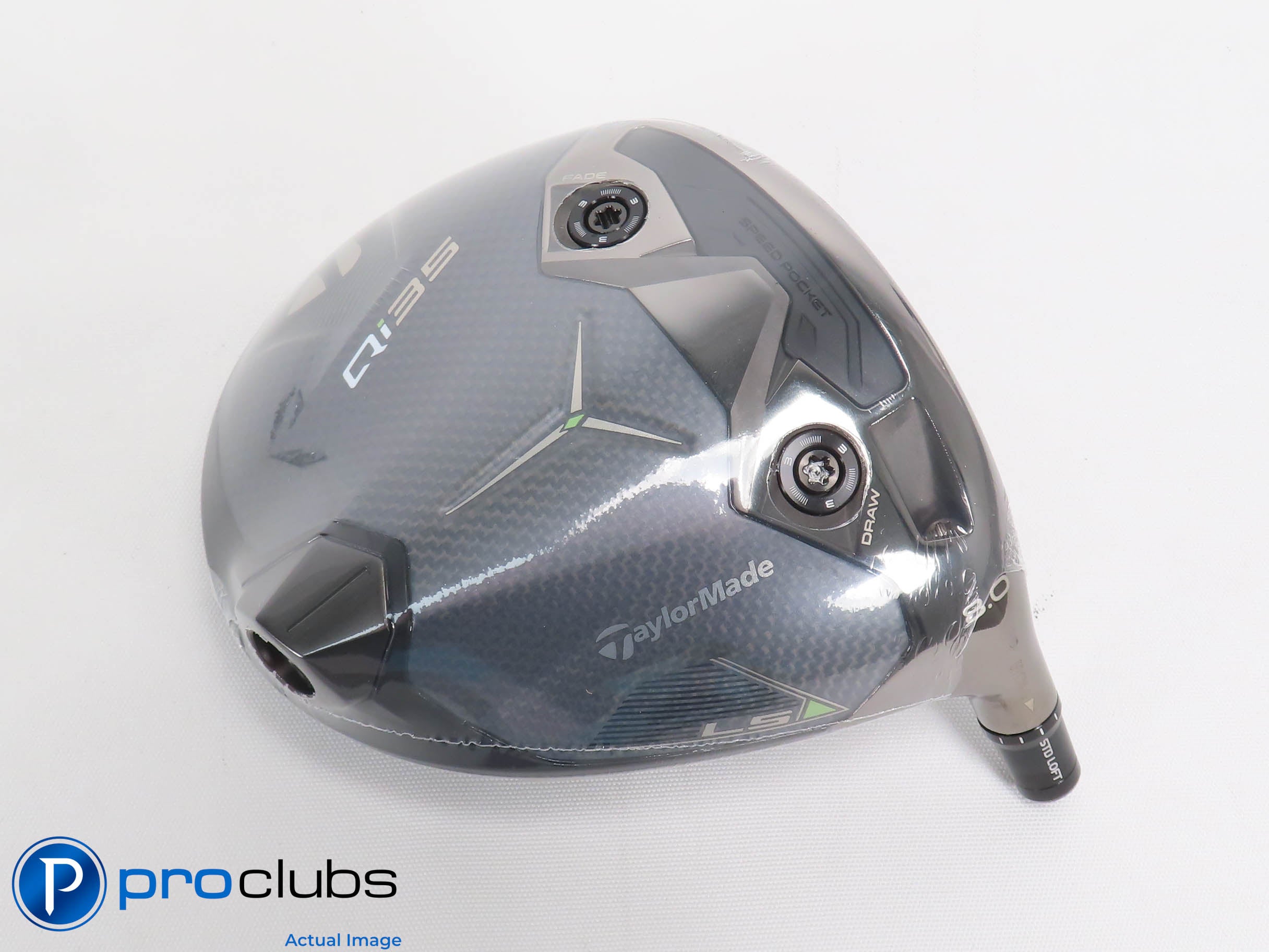 New! TaylorMade Qi35 LS 8* Driver - Head Only w/ Adapter - 464873