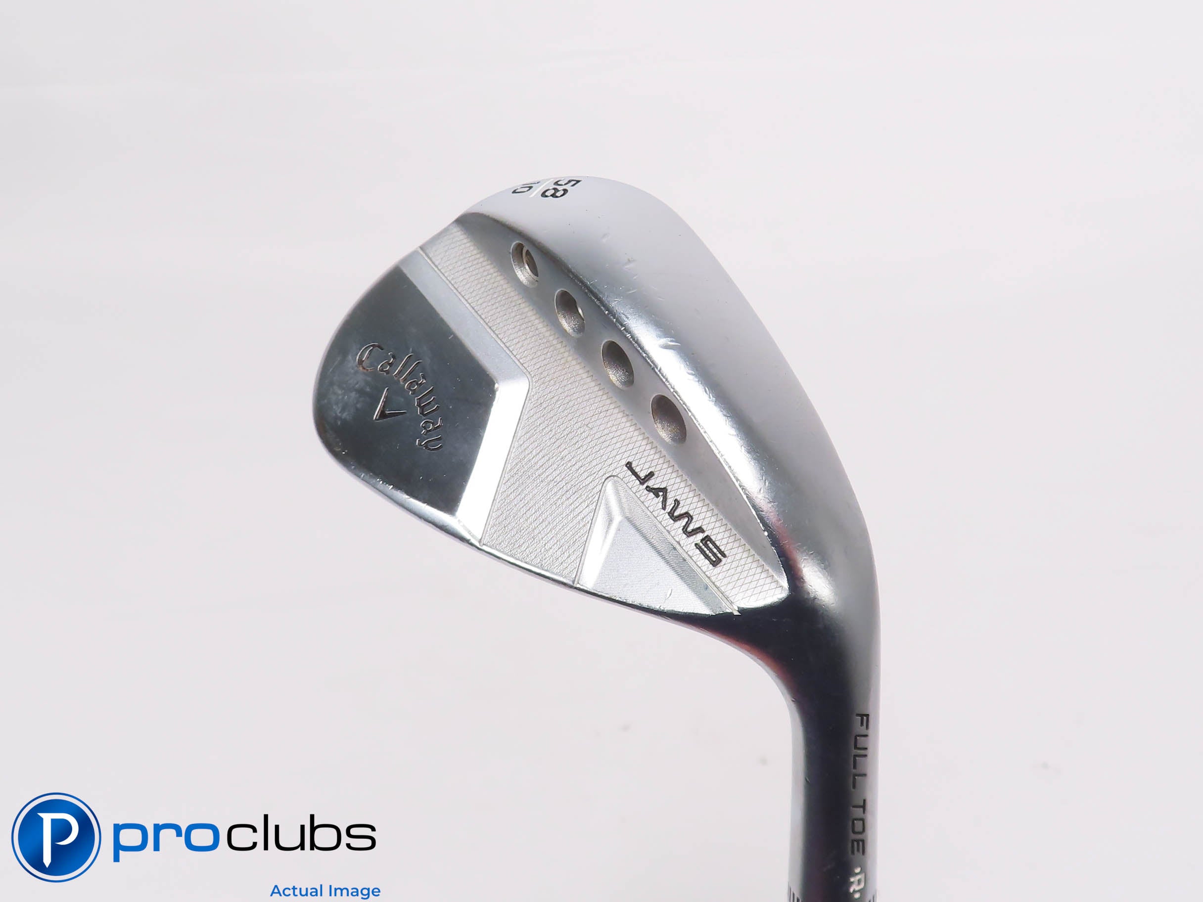 Callaway JAWS RAW Full Toe 58*(10*) Wedge - Catalyst 80 6.0 Stiff Flex - 465269