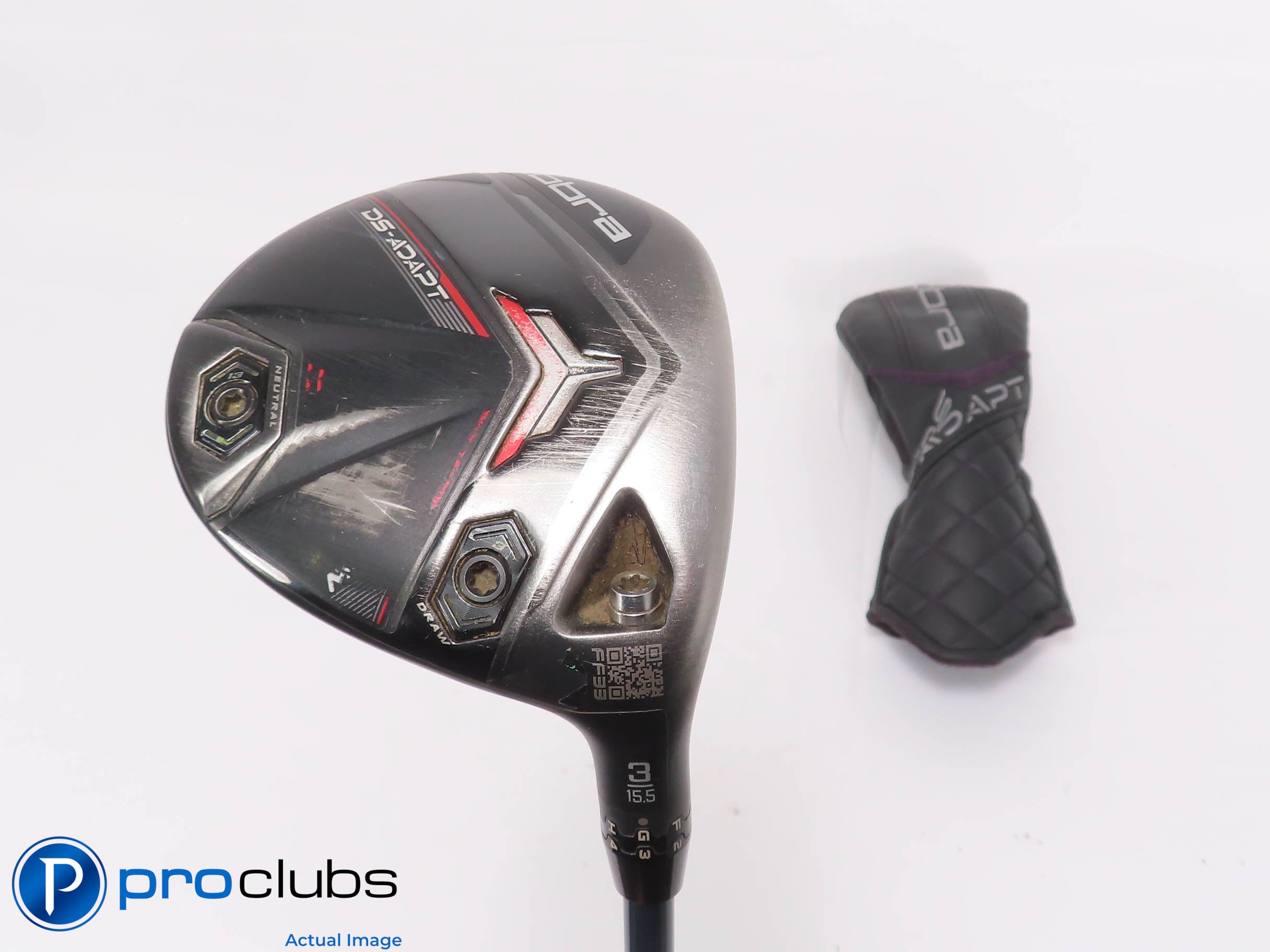 Cobra DS-ADAPT MAX 15.5* 3 WOOD w/HC - Denali Blue 60g 5.5 Regular Fle