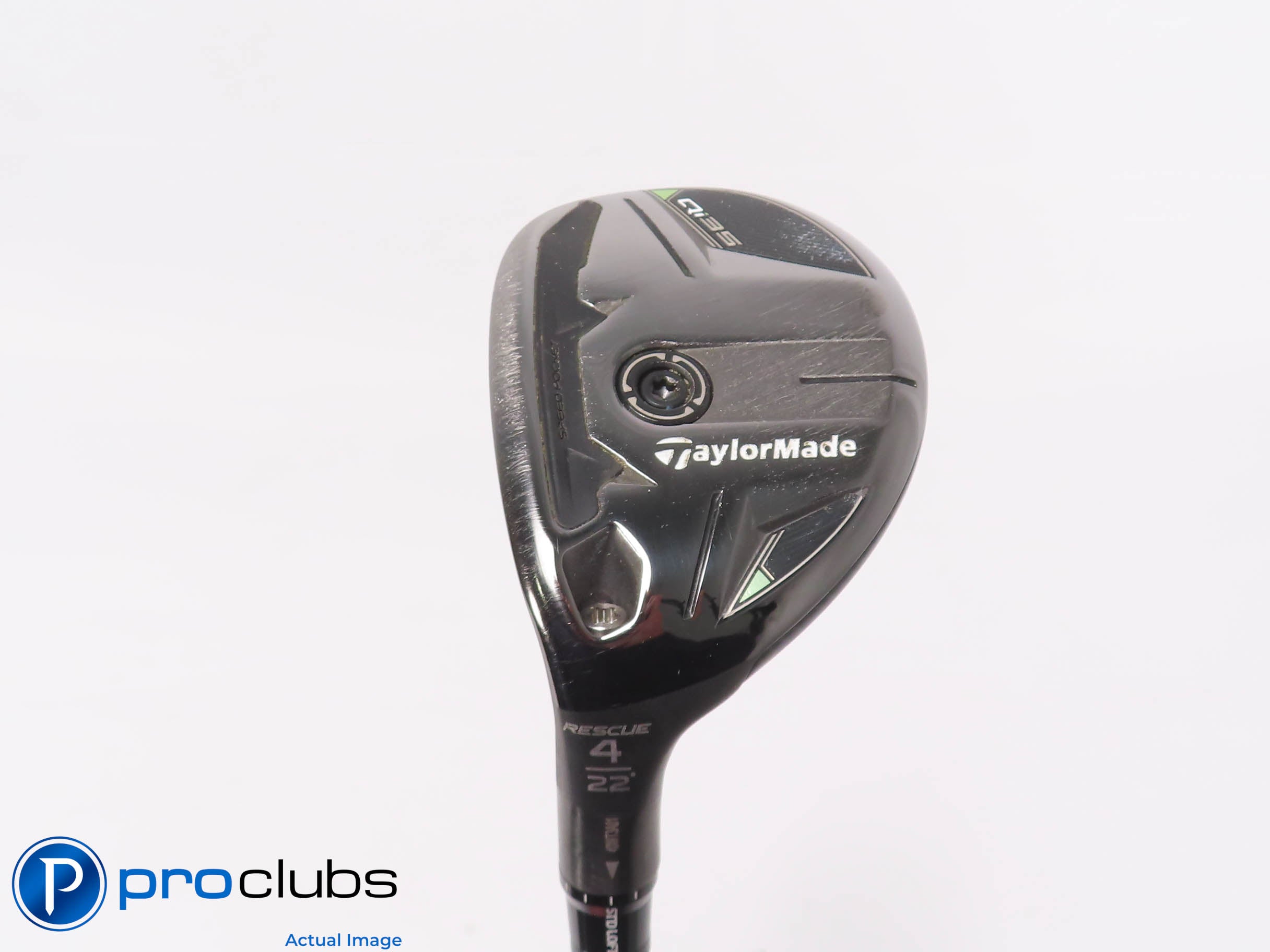 Nice Left Handed TaylorMade Qi35 22* 4 HYBRID - Ventus Blue 6R Regular 465116