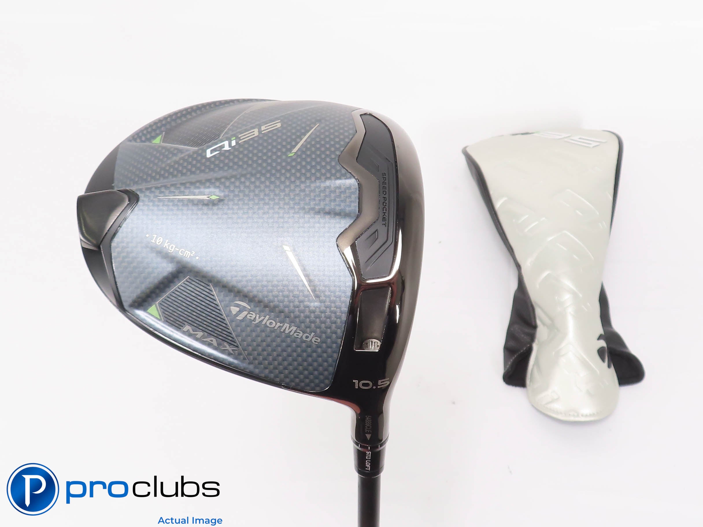 NEW TaylorMade Qi35 MAX 10.5* DRIVER w/Cover Ventus Blue 5R Regular Flex 465140