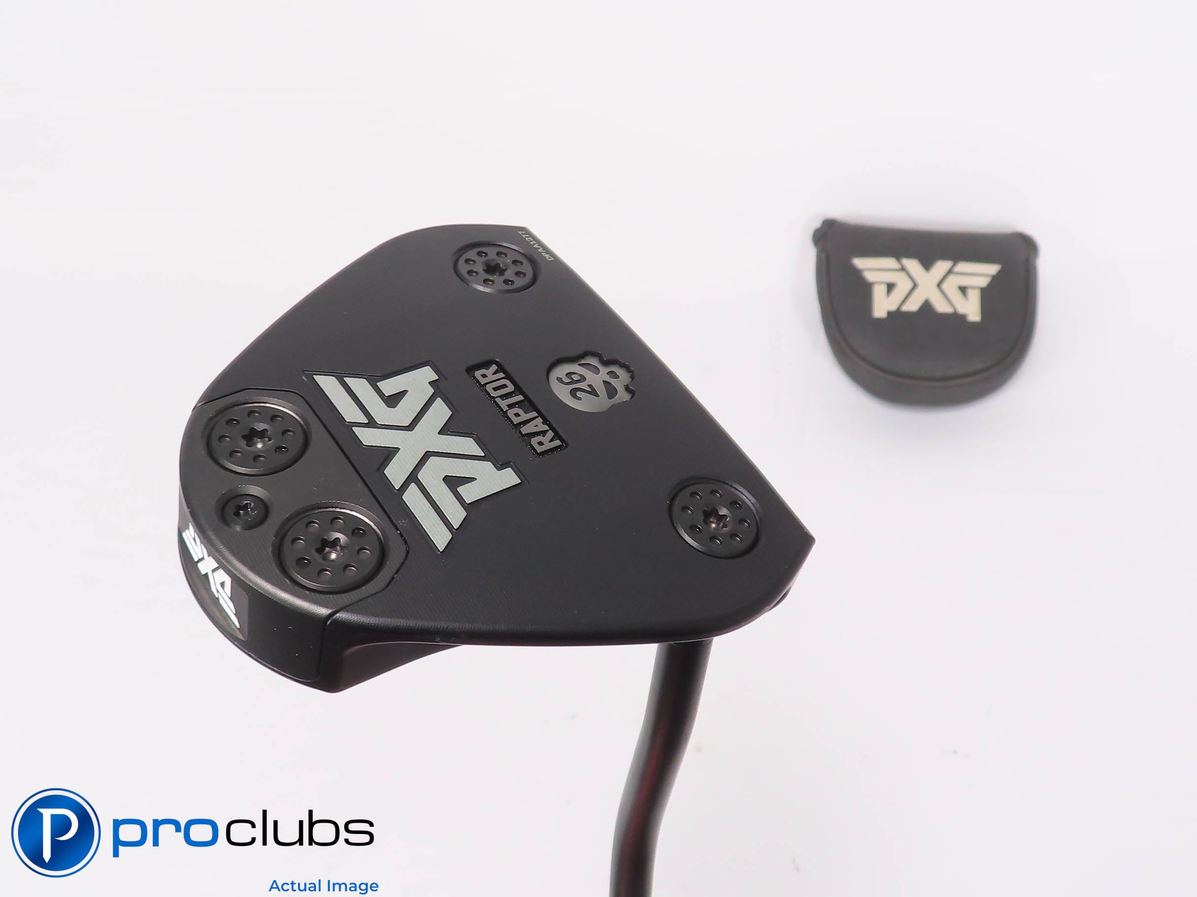 Nice PXG Battle Ready RAPTOR Double Bend 35" PUTTER w/Cover - PXG M-16 465536